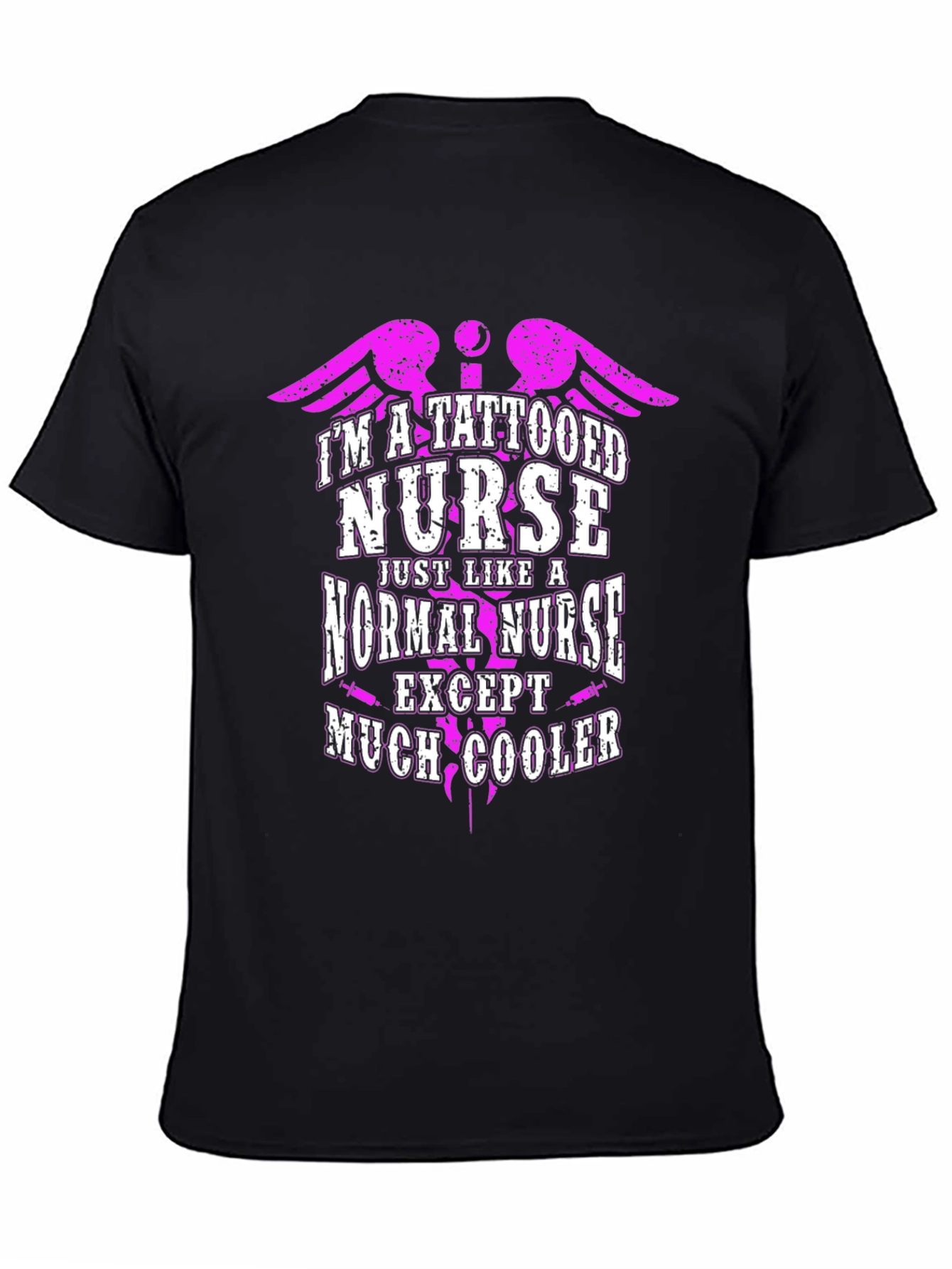 Tattooed Nurse Novelty Graphic T-Shirt
