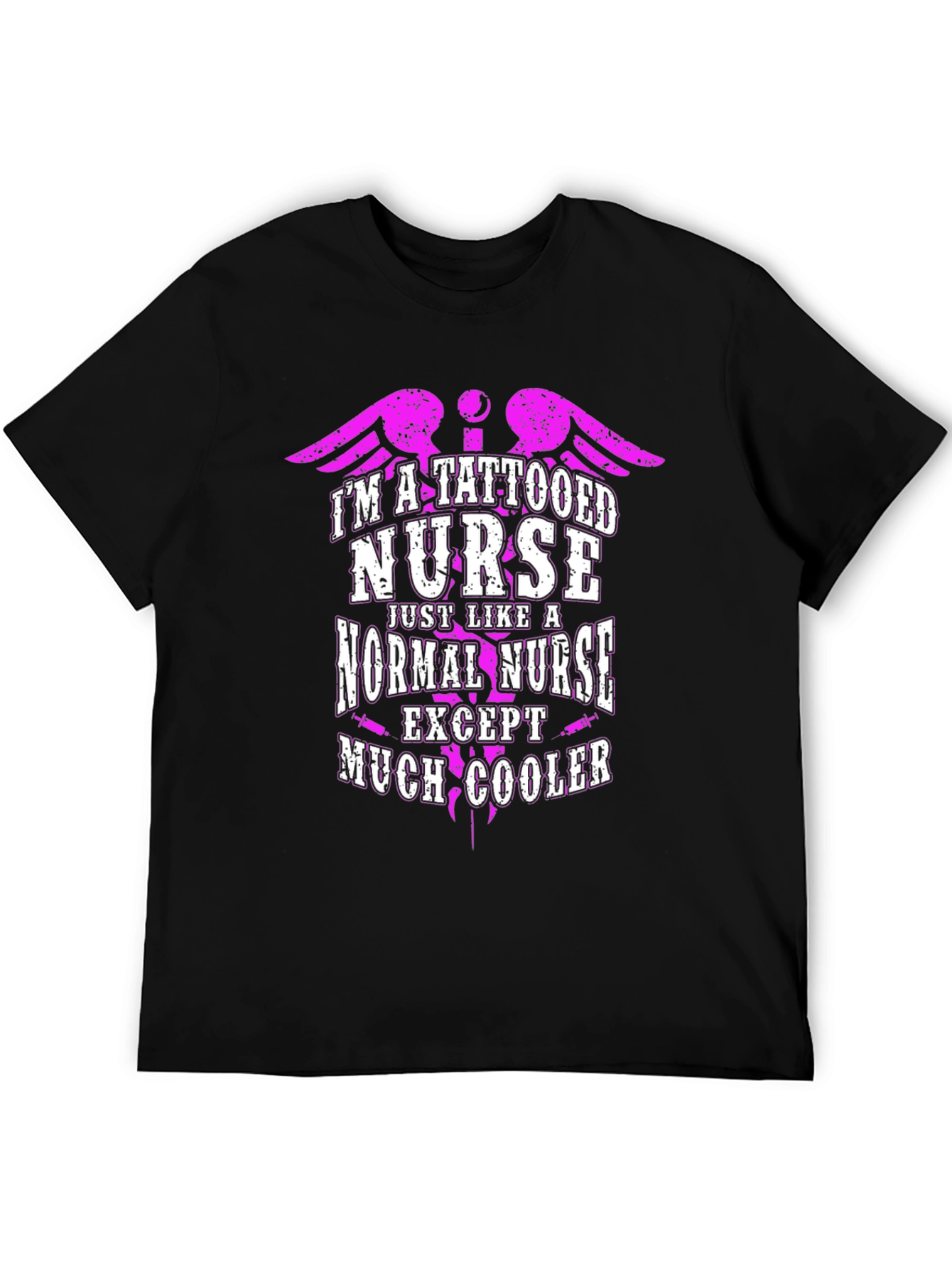 Tattooed Nurse Novelty Graphic T-Shirt