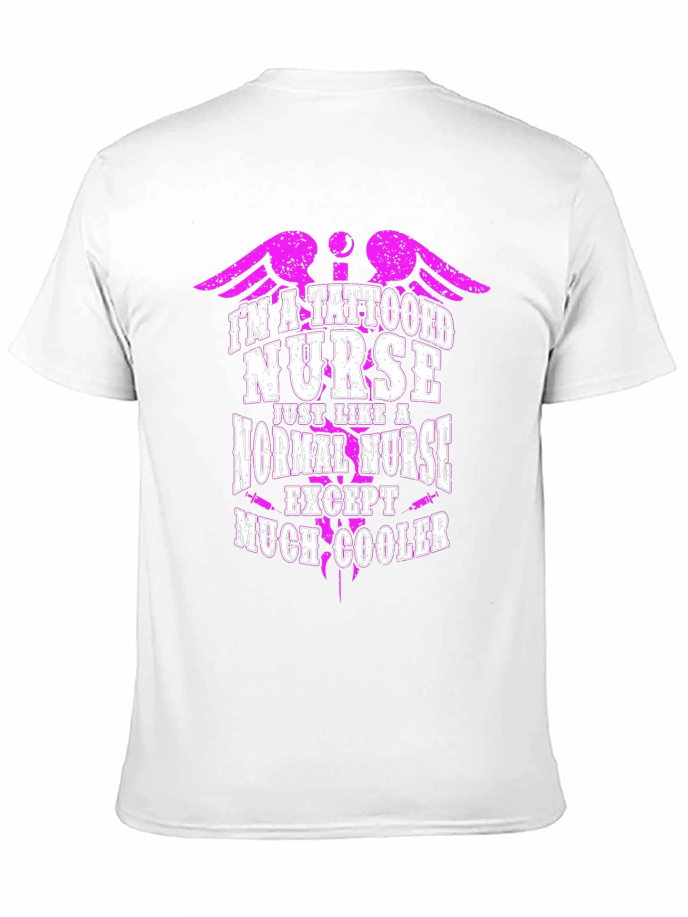 Tattooed Nurse Novelty Graphic T-Shirt
