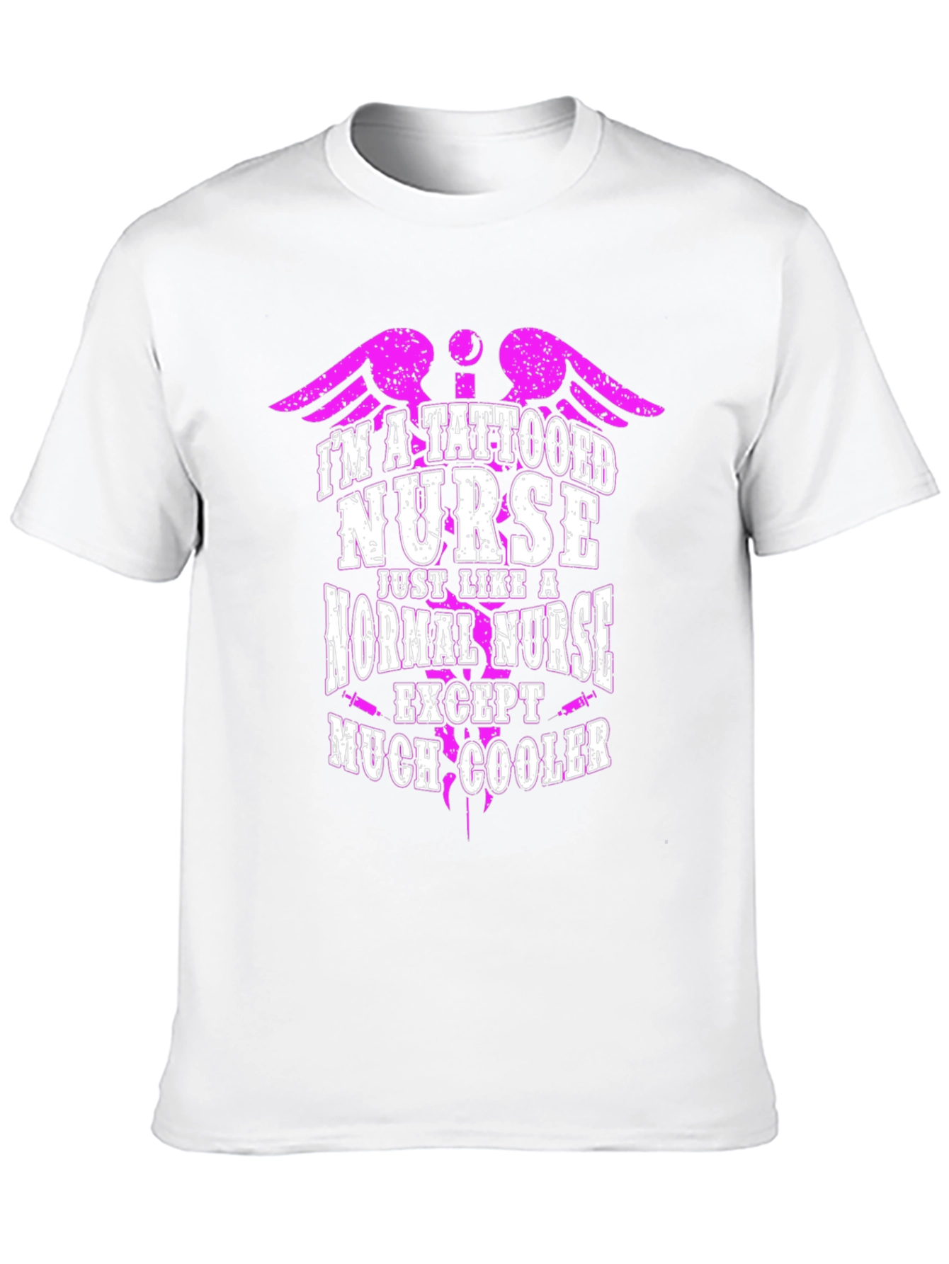 Tattooed Nurse Novelty Graphic T-Shirt