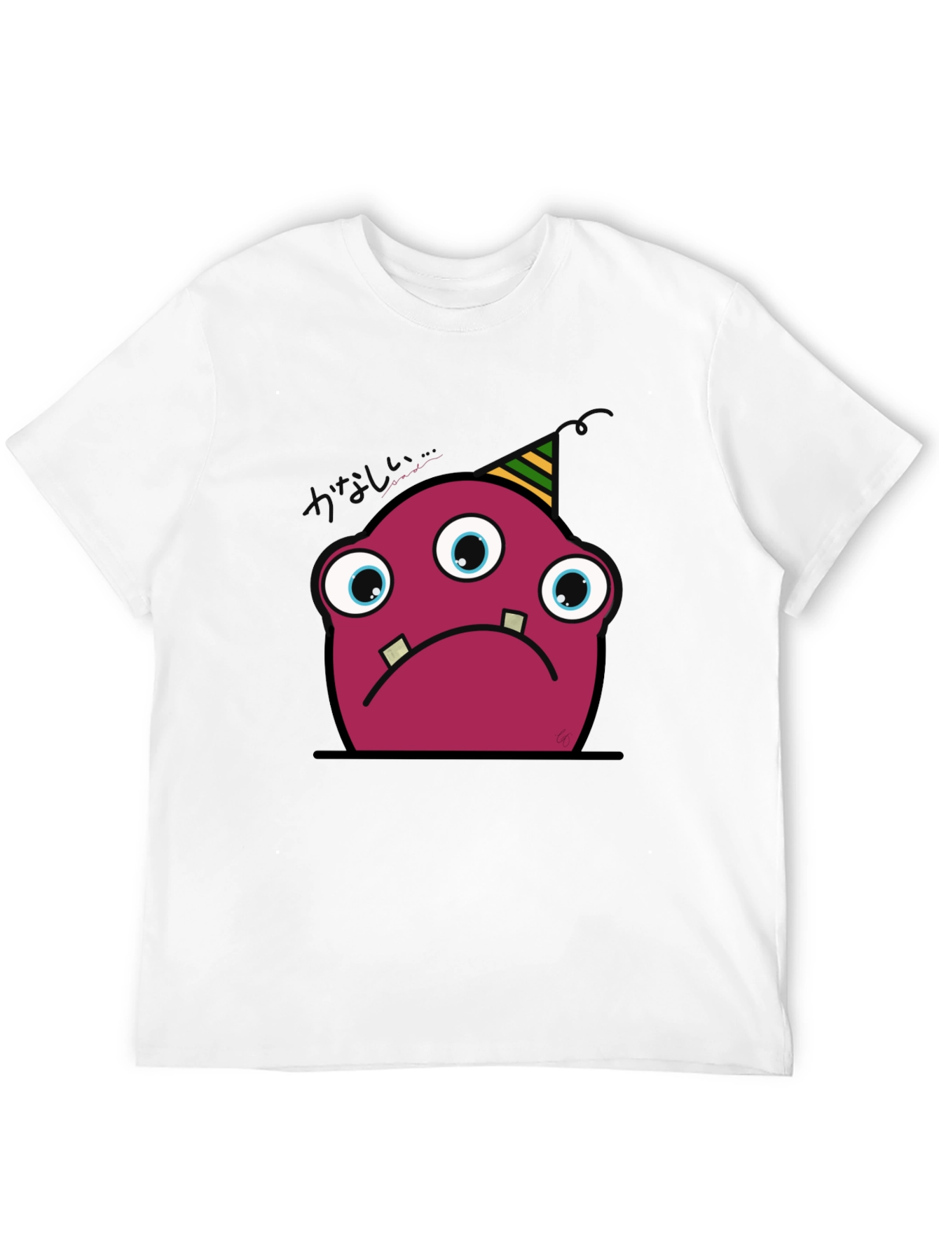 Sad Monster Tee - Unique Graphic T-Shirt