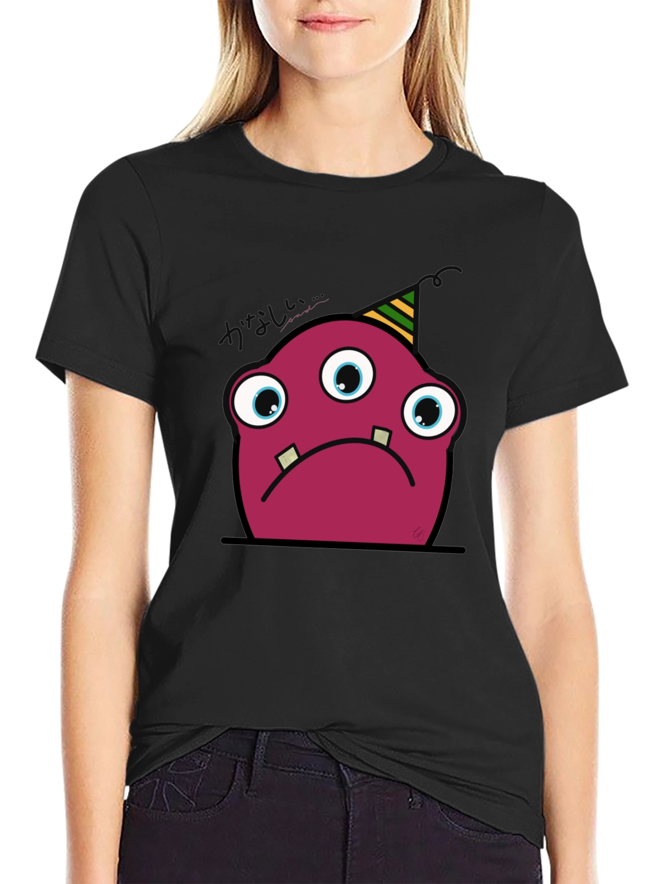 Sad Monster Tee - Unique Graphic T-Shirt