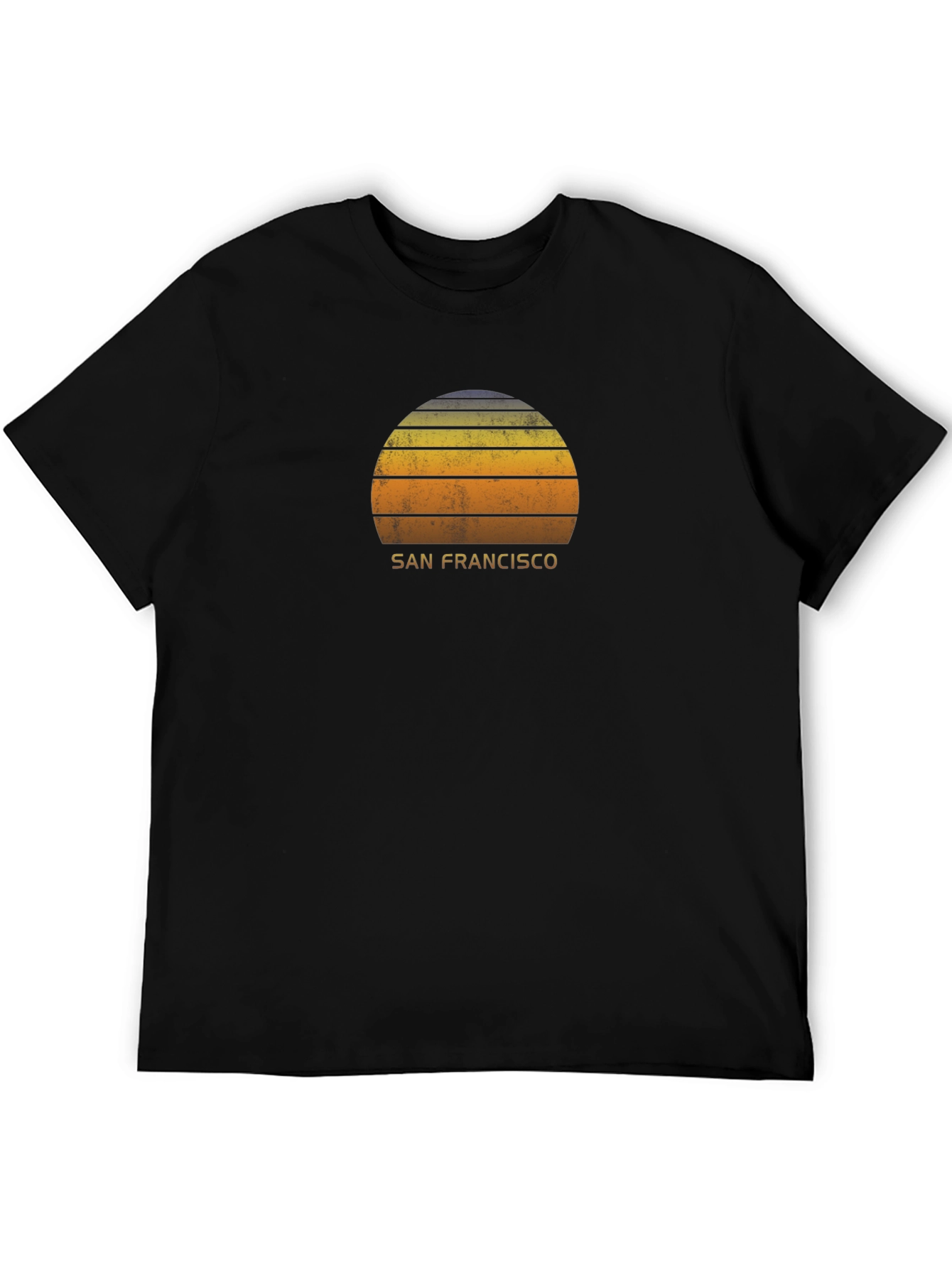 San Francisco Sunset Graphic Tee - Retro Style