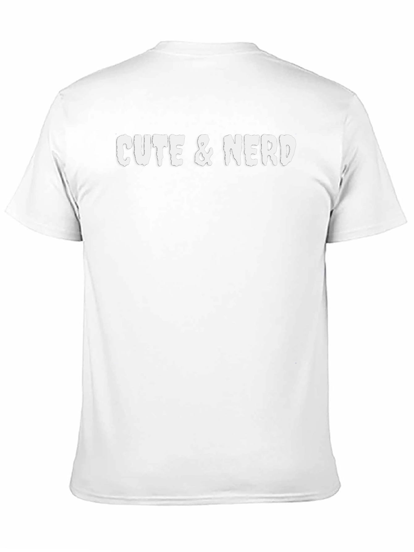 Cute & Nerd Black Cotton Graphic T-Shirt