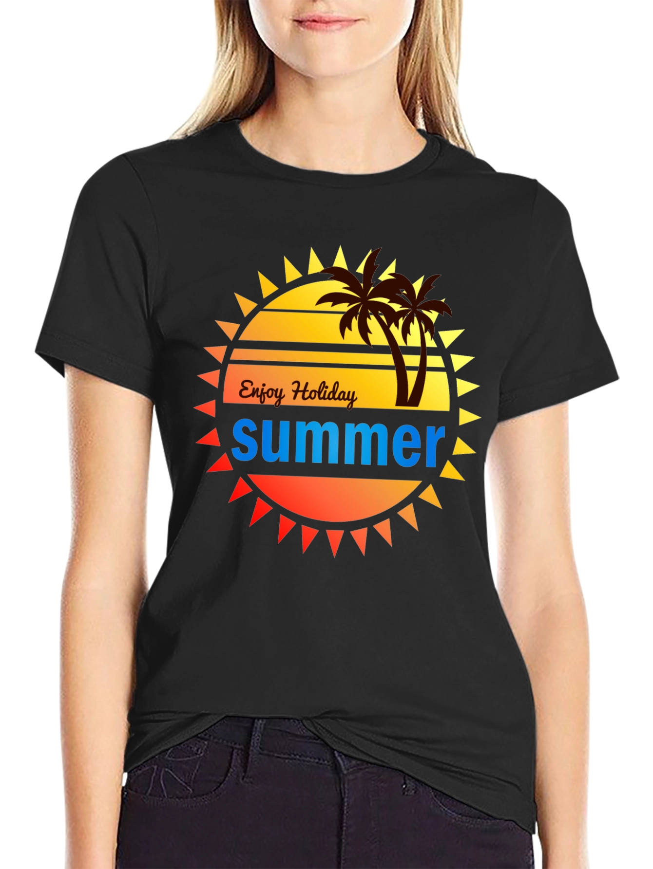 Summer Holiday Graphic Tee - Beach Vibes