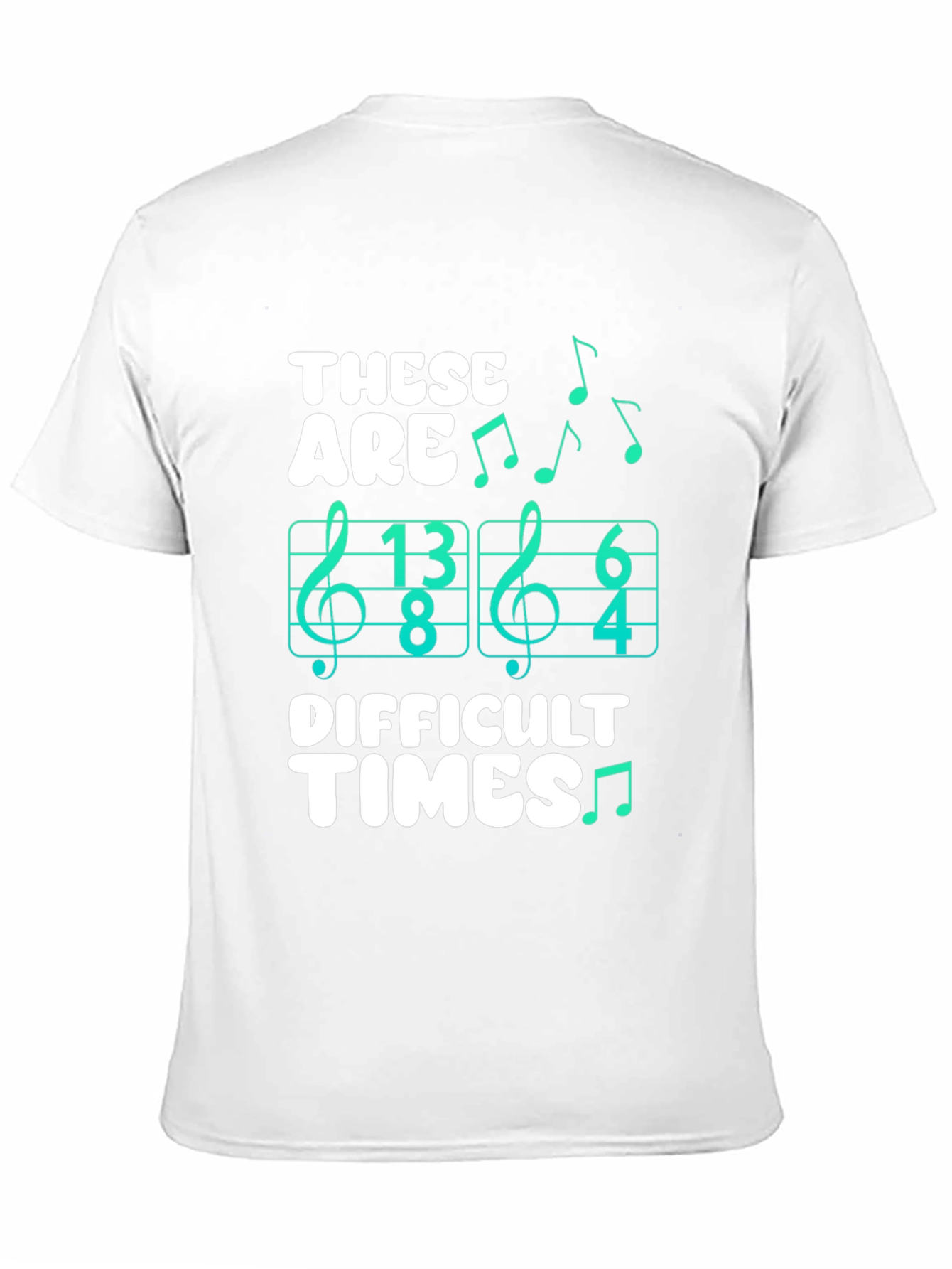 These are Difficult Times Music Pun T-Shirt