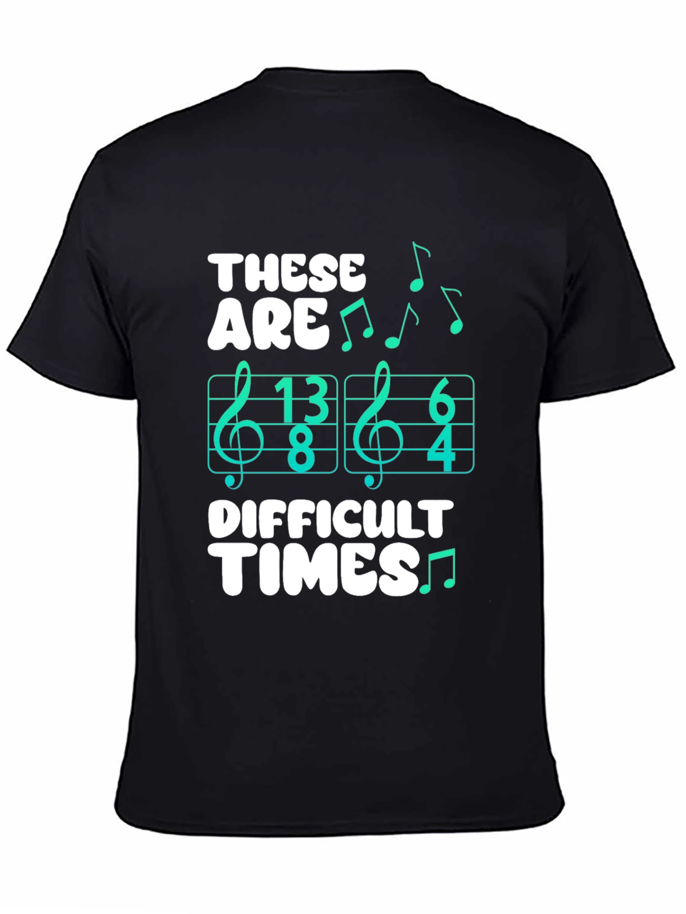 These are Difficult Times Music Pun T-Shirt
