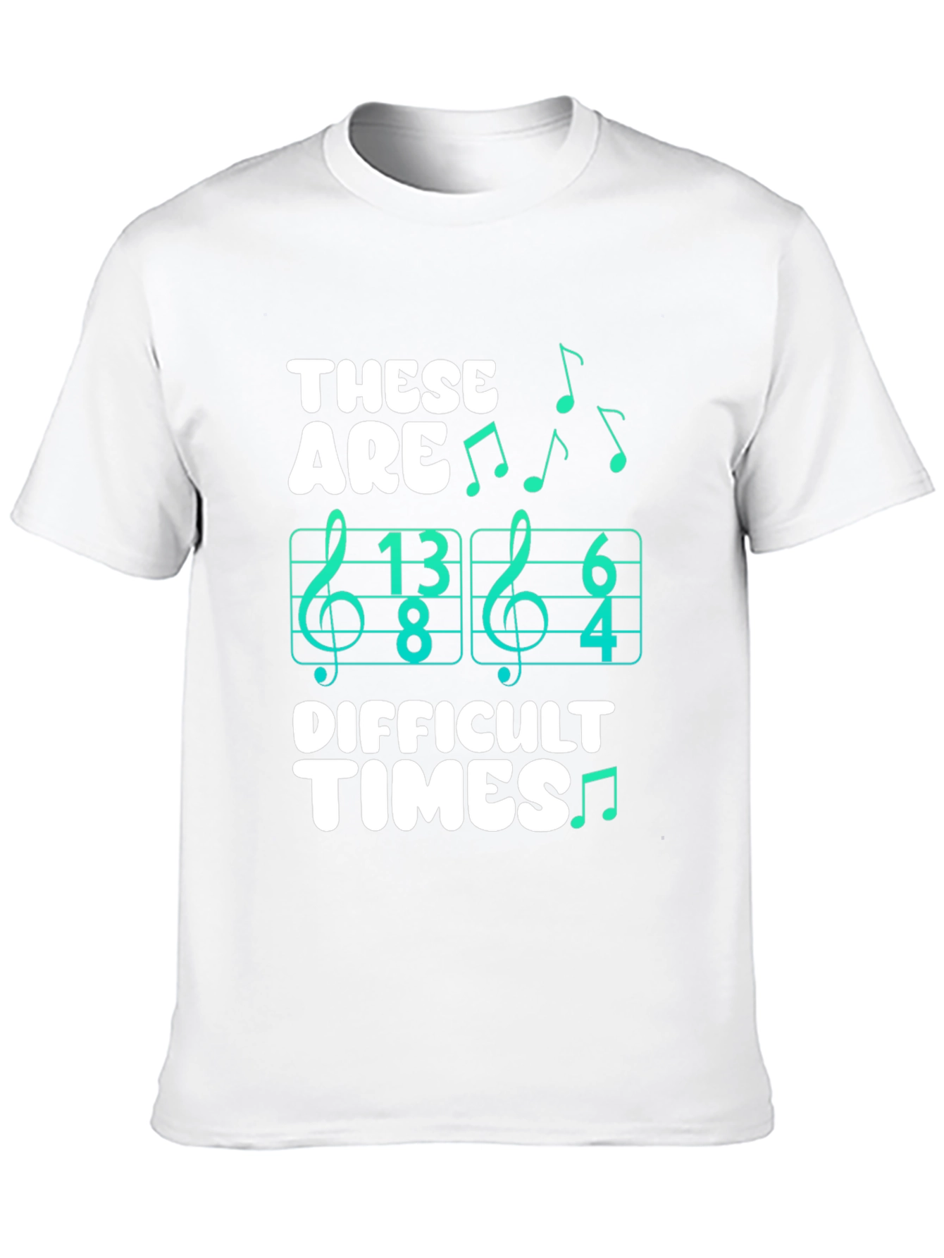 These are Difficult Times Music Pun T-Shirt