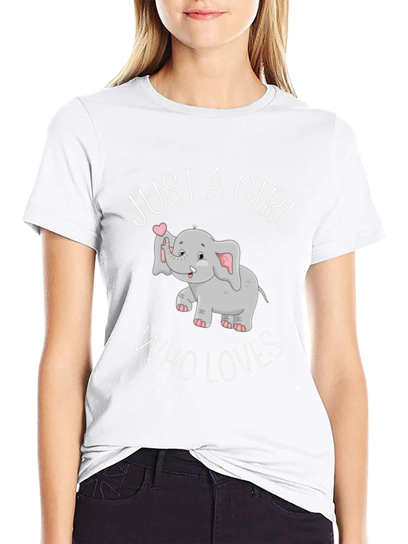 Just A Girl Who Loves Elephants T-Shirt
