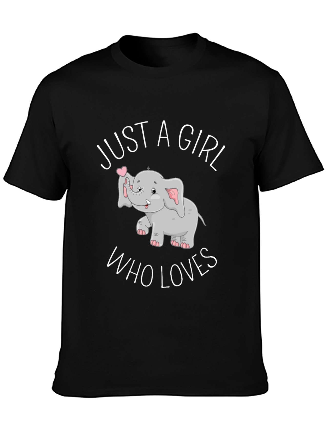Just A Girl Who Loves Elephants T-Shirt