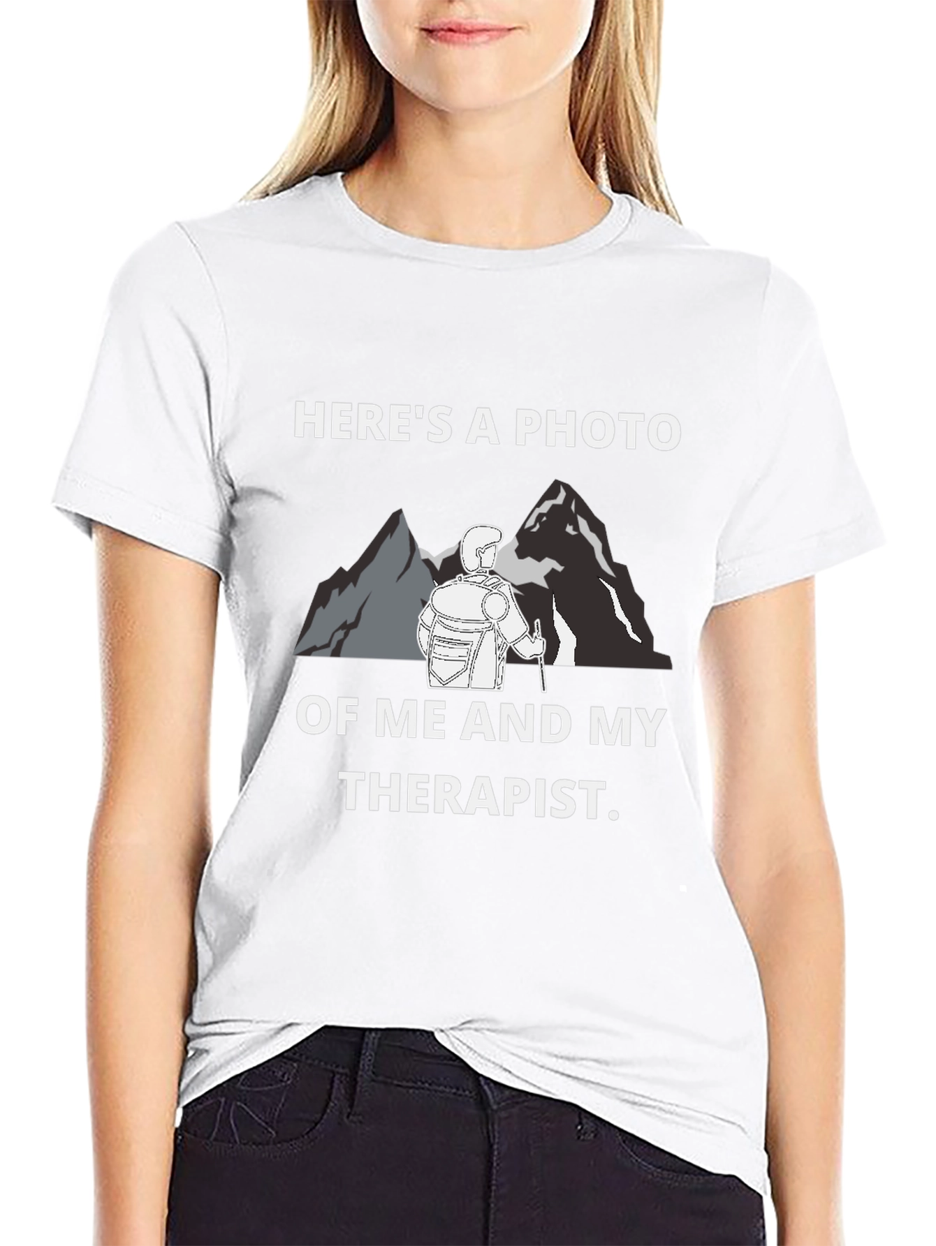 Hiking Therapist Humor T-Shirt