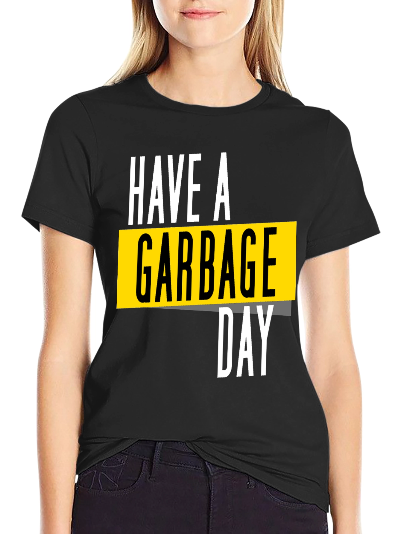 Have a Garbage Day Black Graphic Tee