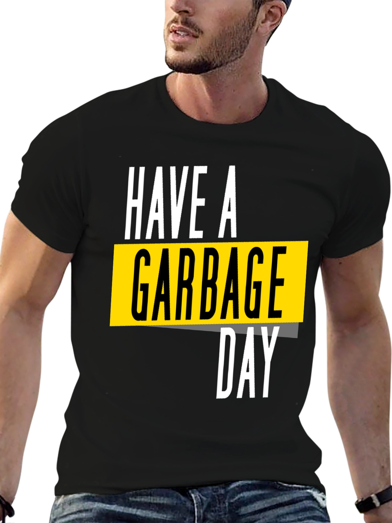 Have a Garbage Day Black Graphic Tee