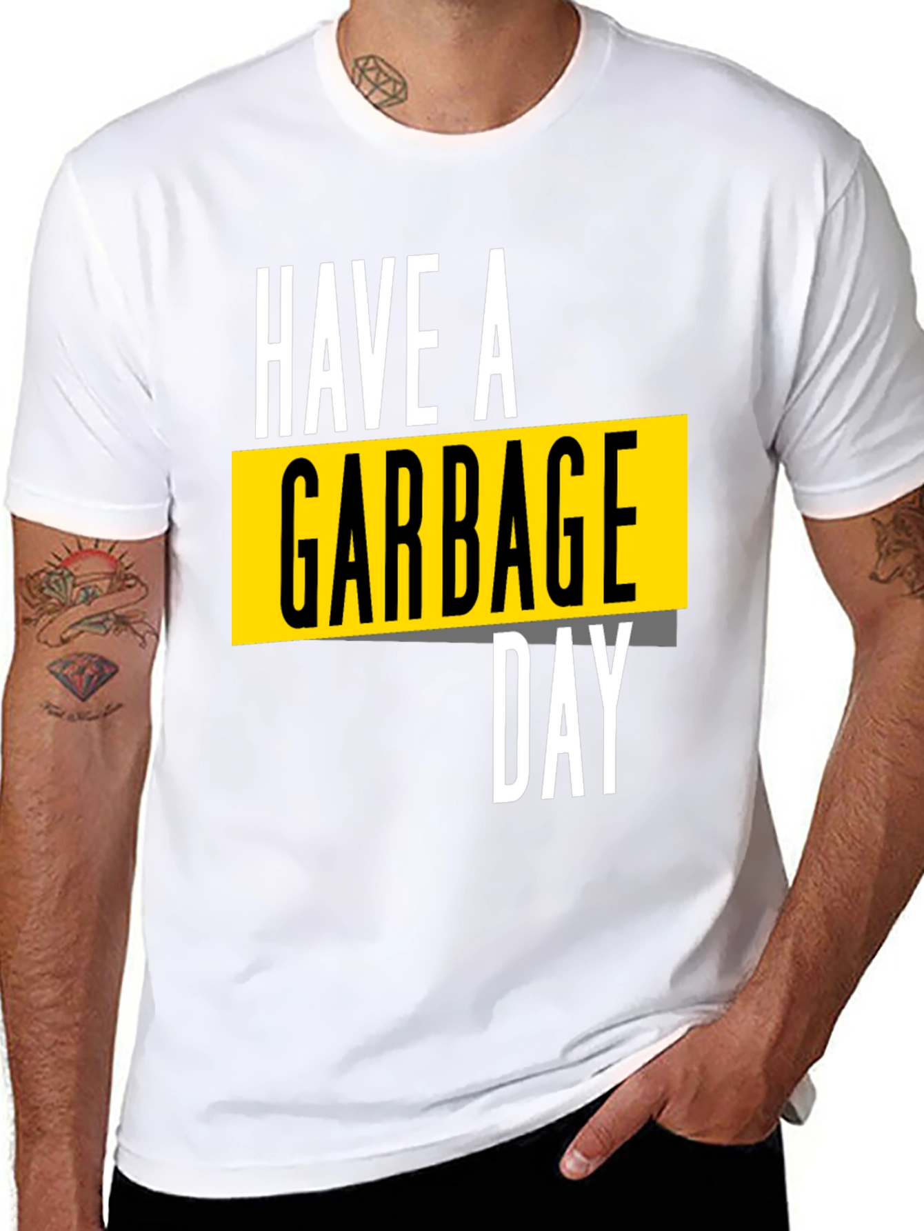 Have a Garbage Day Black Graphic Tee