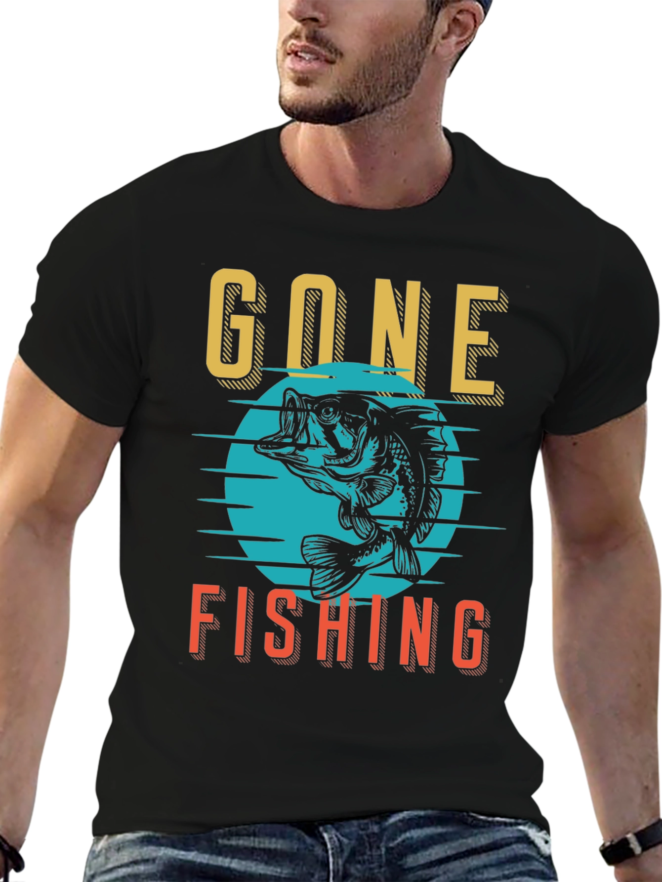 Gone Fishing Graphic Tee - Anglers Delight