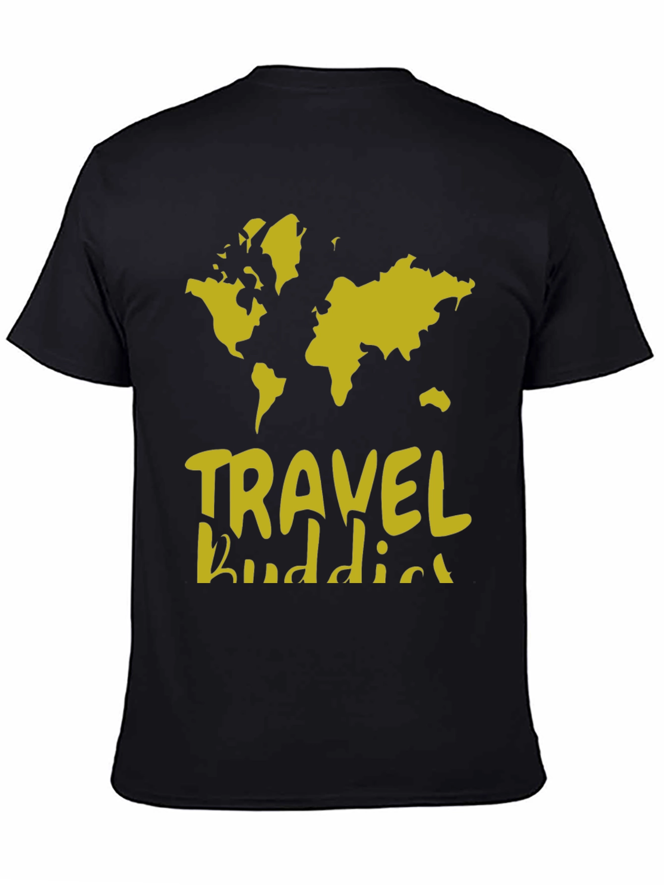 Travel Buddies World Map Graphic T-Shirt