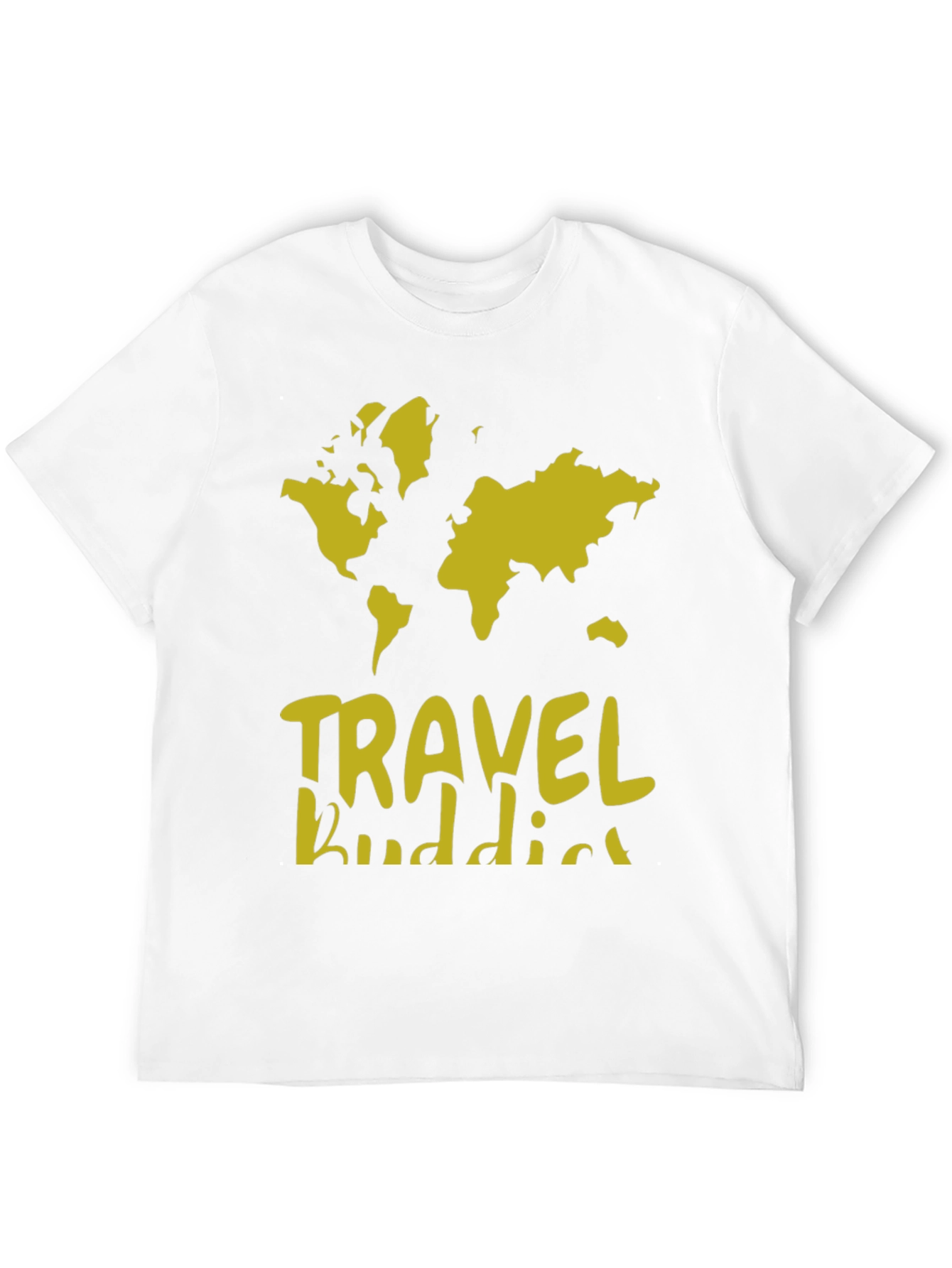 Travel Buddies World Map Graphic T-Shirt