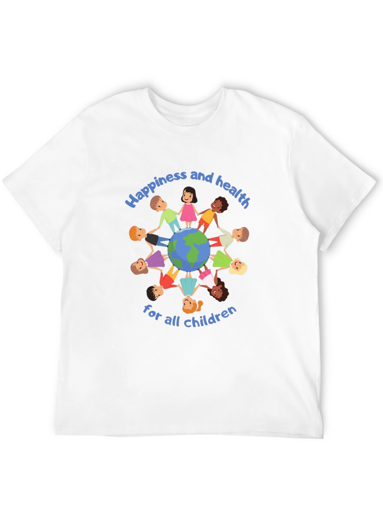 Happiness and Health Childrens Globe T-Shirt
