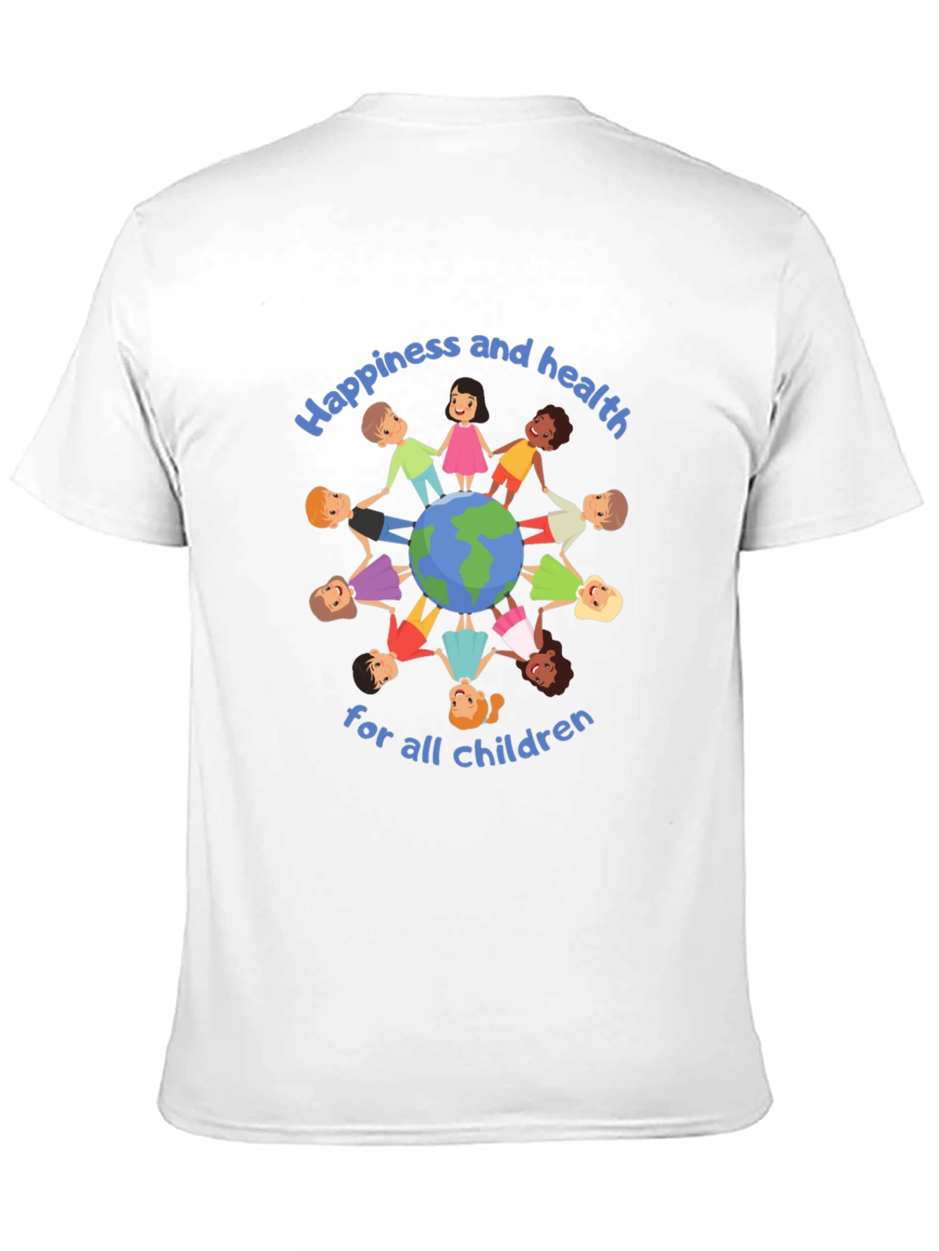 Happiness and Health Childrens Globe T-Shirt