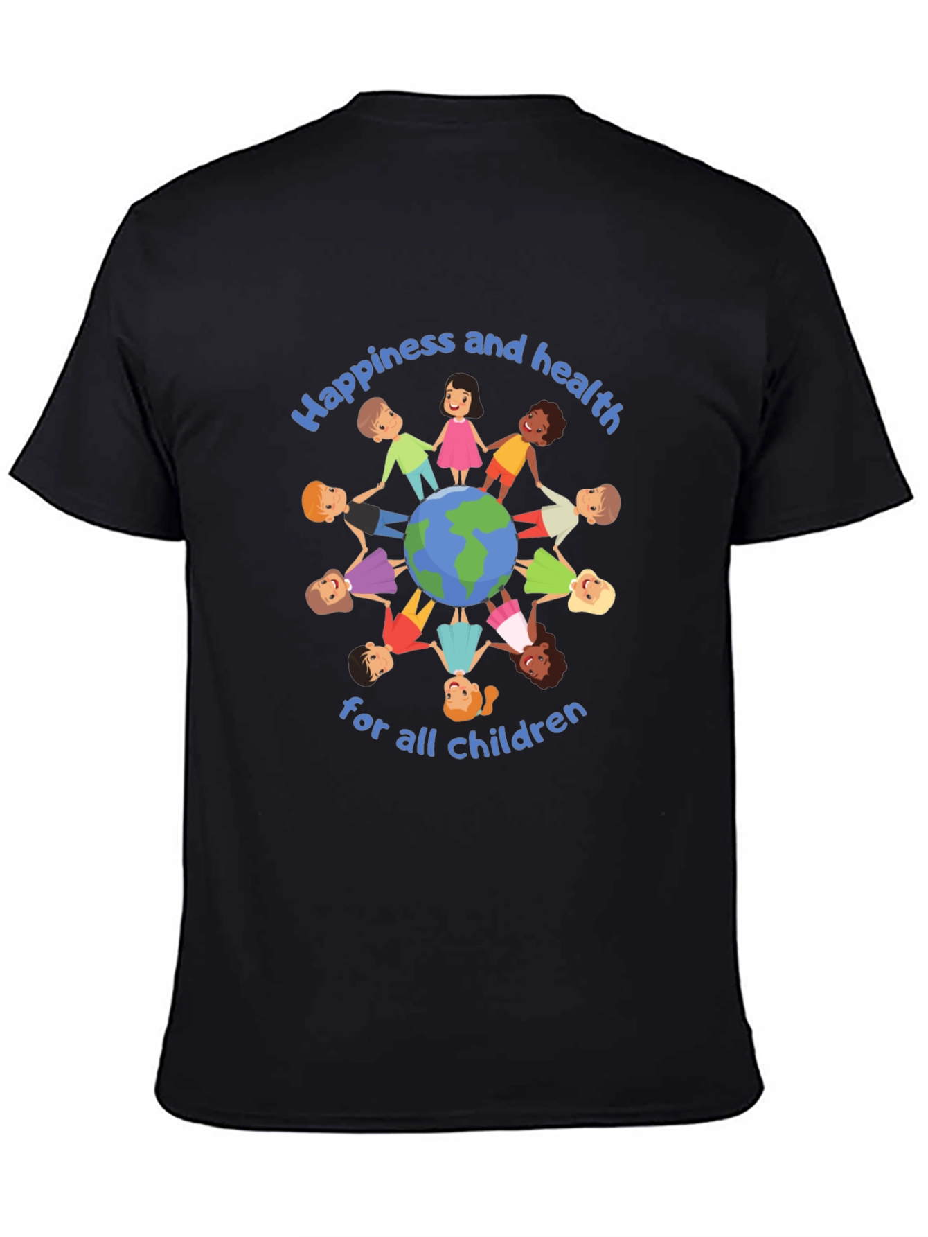 Happiness and Health Childrens Globe T-Shirt
