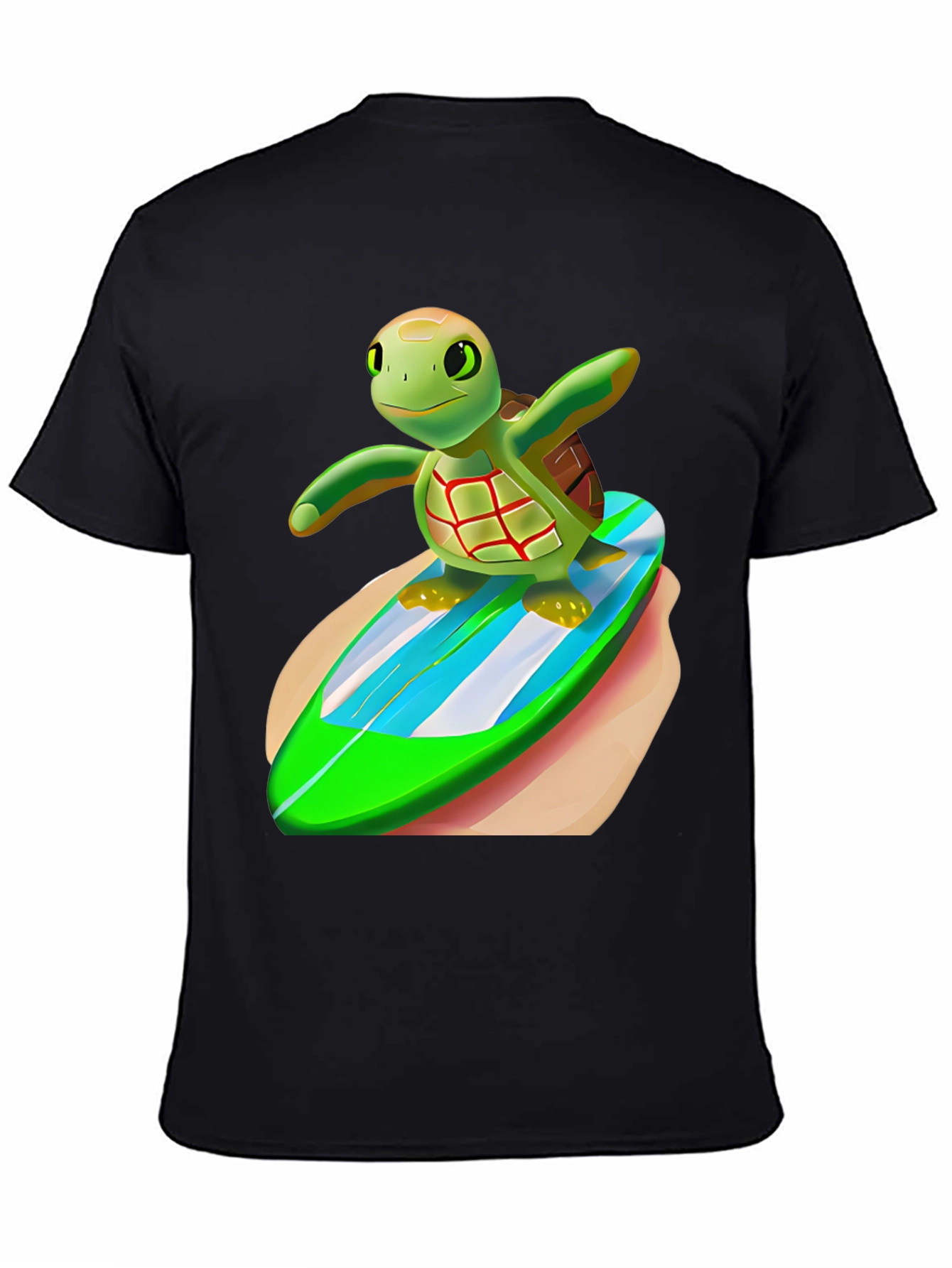 Surfing Turtle Graphic Tee - Cool & Unique Design