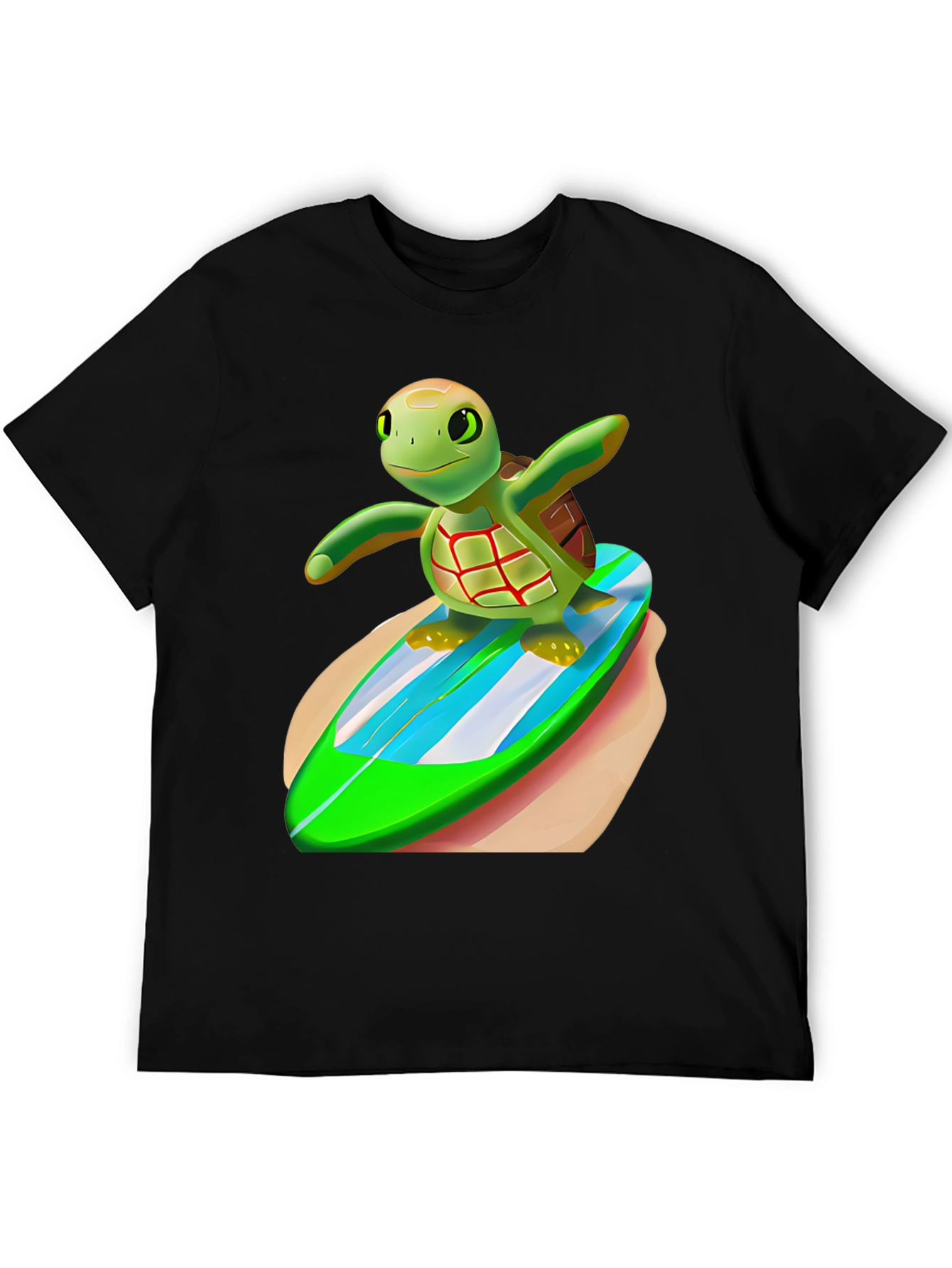 Surfing Turtle Graphic Tee - Cool & Unique Design