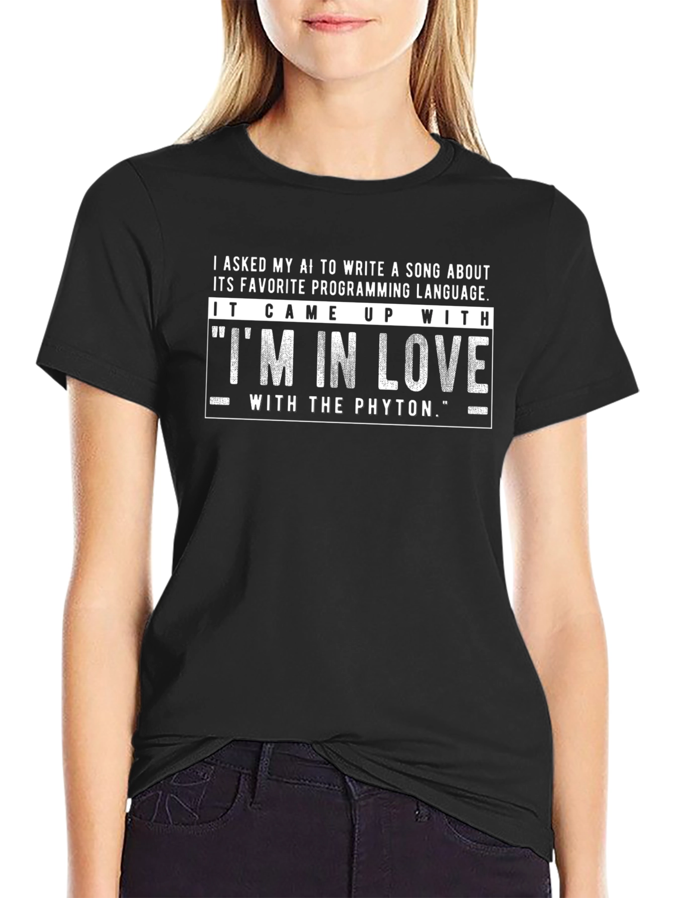 Im in Love With the Phyton AI Song T-Shirt