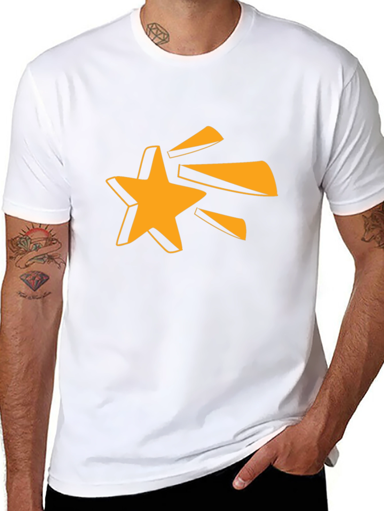 Star Burst Graphic Tee - Modern Casual Style