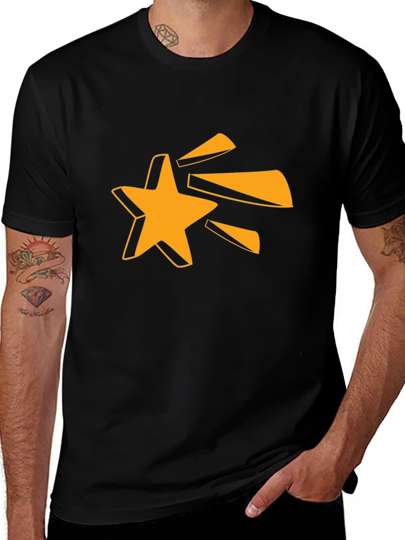 Star Burst Graphic Tee - Modern Casual Style