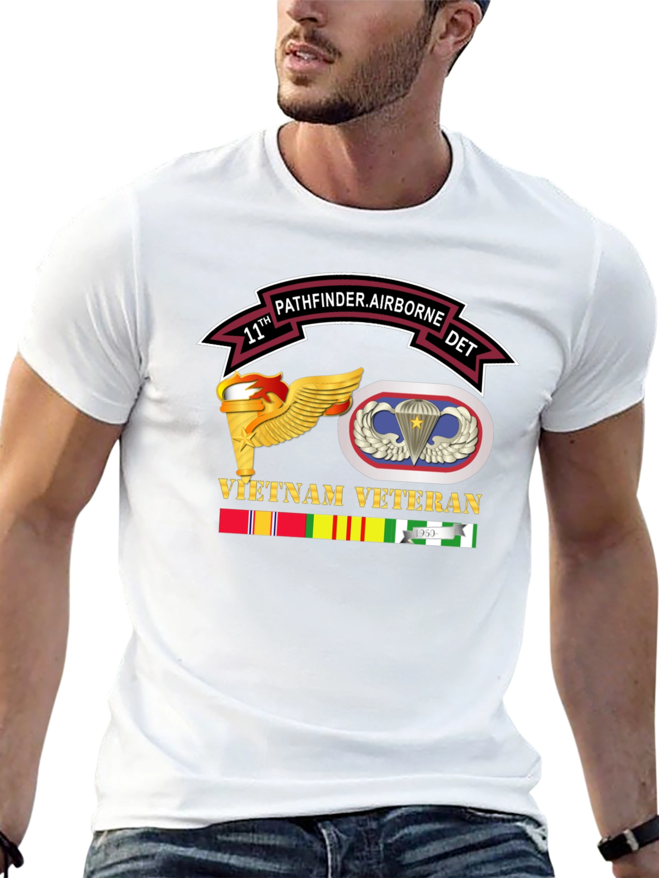 Vietnam Veteran 11th Pathfinder Airborne T-Shirt