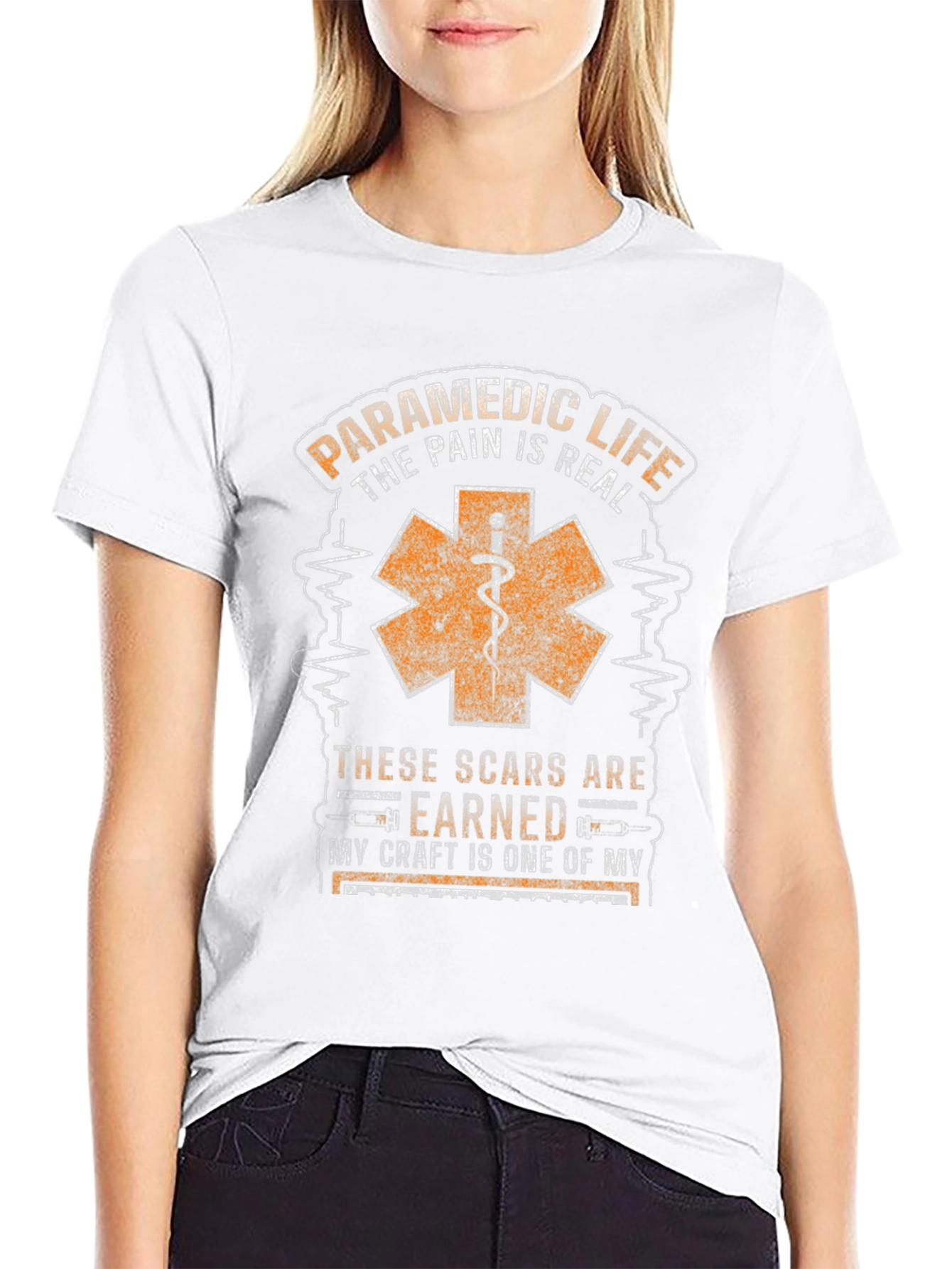 Paramedic Life T-Shirt - Scars Earned EMS Tee