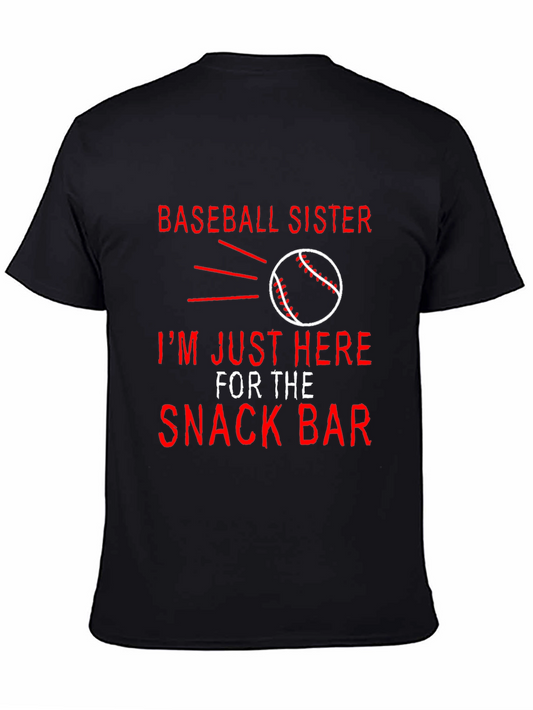Baseball Sister Snack Bar Graphic Tee
