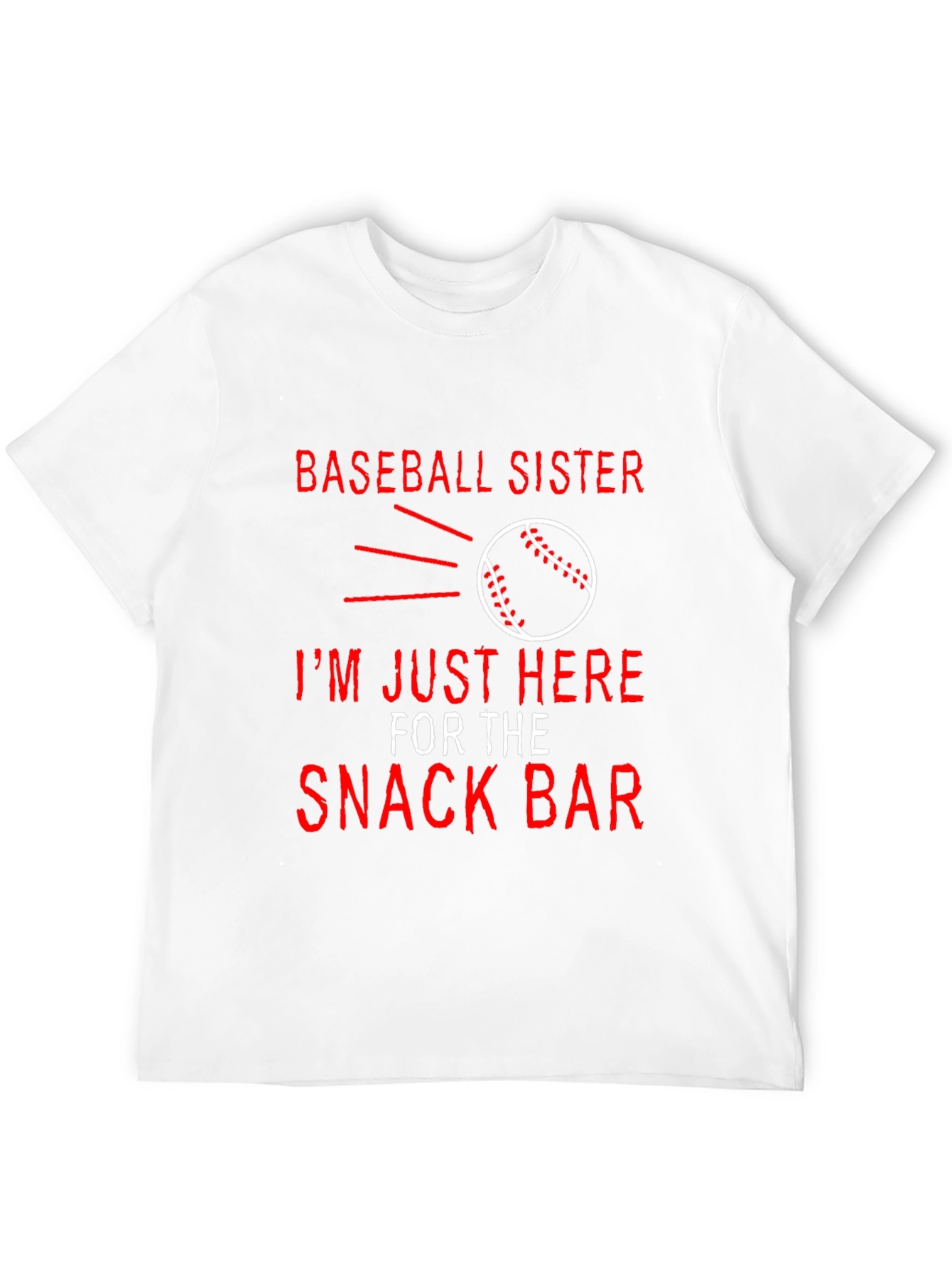 Baseball Sister Snack Bar Graphic Tee