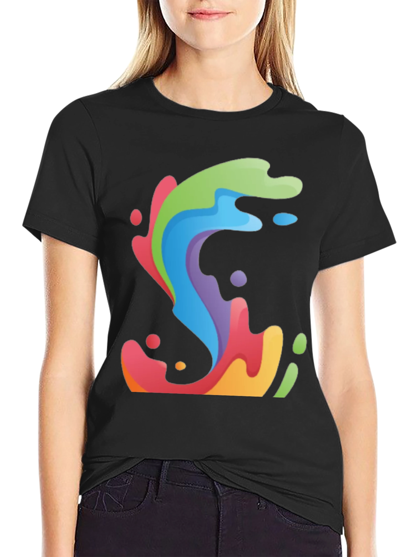 Colorful Abstract Graphic Tee