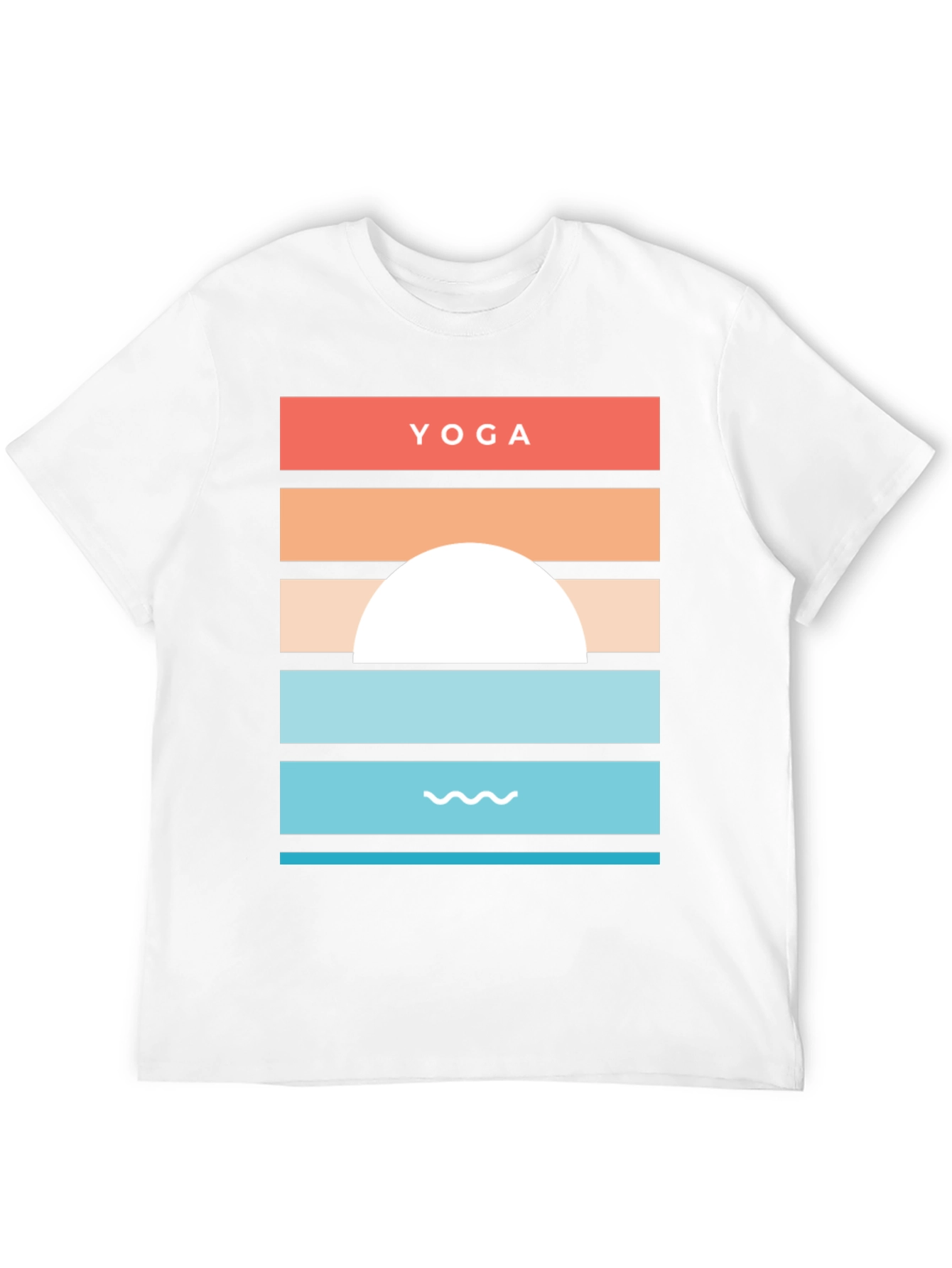Yoga Sunset Graphic Tee | Relaxation and Style