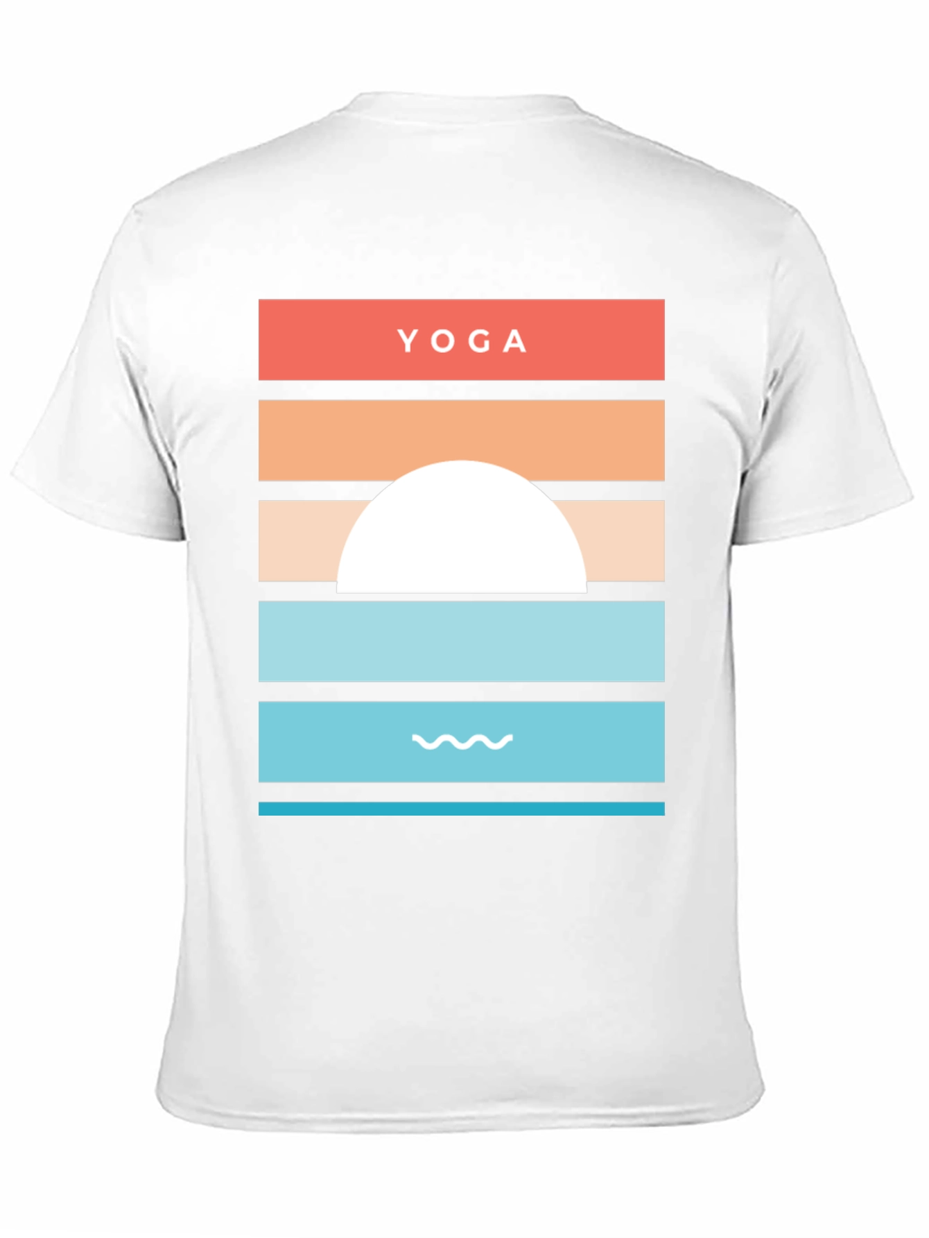 Yoga Sunset Graphic Tee | Relaxation and Style