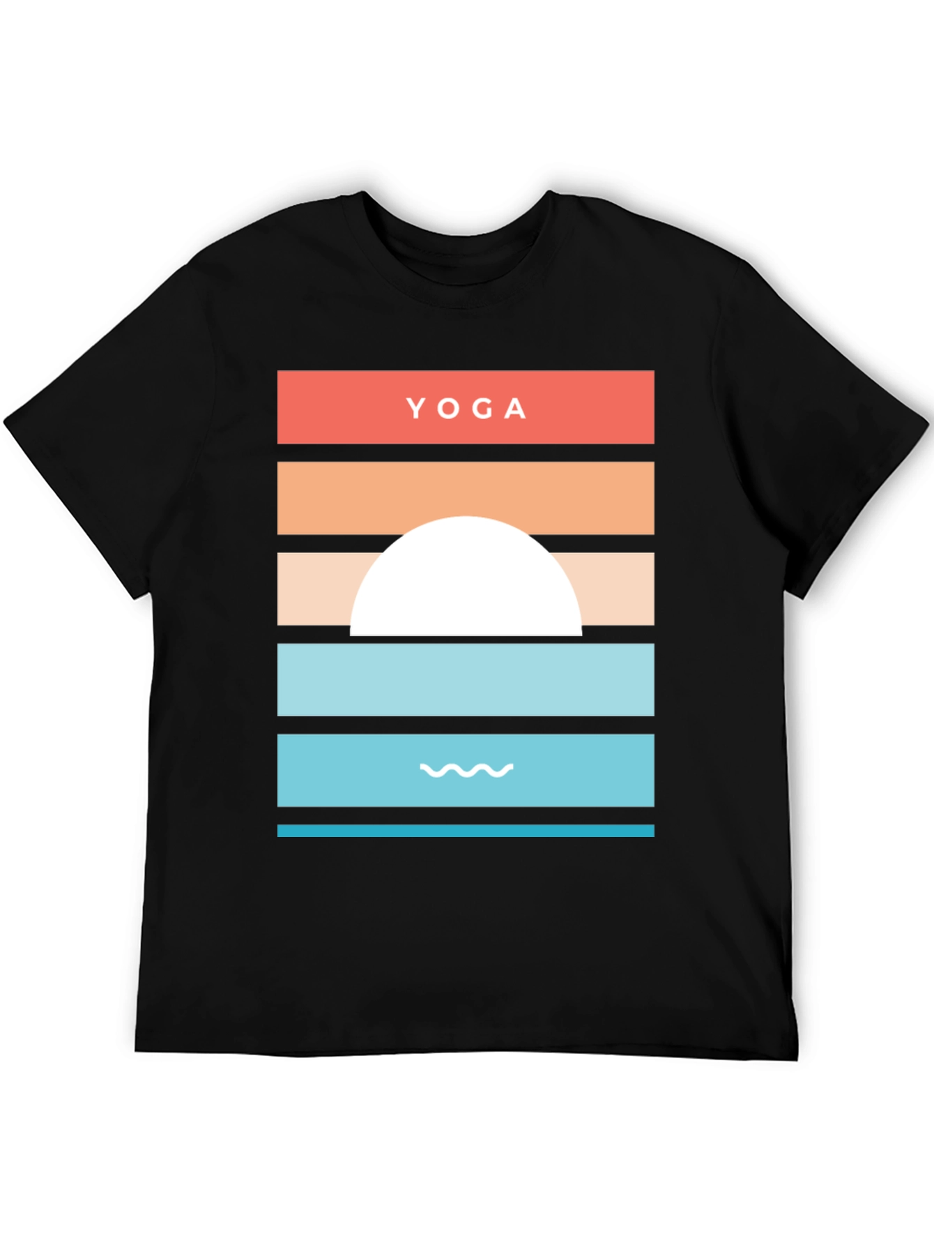 Yoga Sunset Graphic Tee | Relaxation and Style