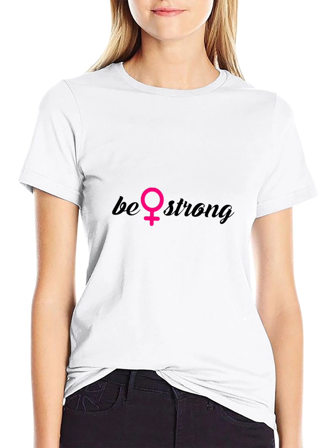 Be Strong Venus Symbol Graphic T-Shirt