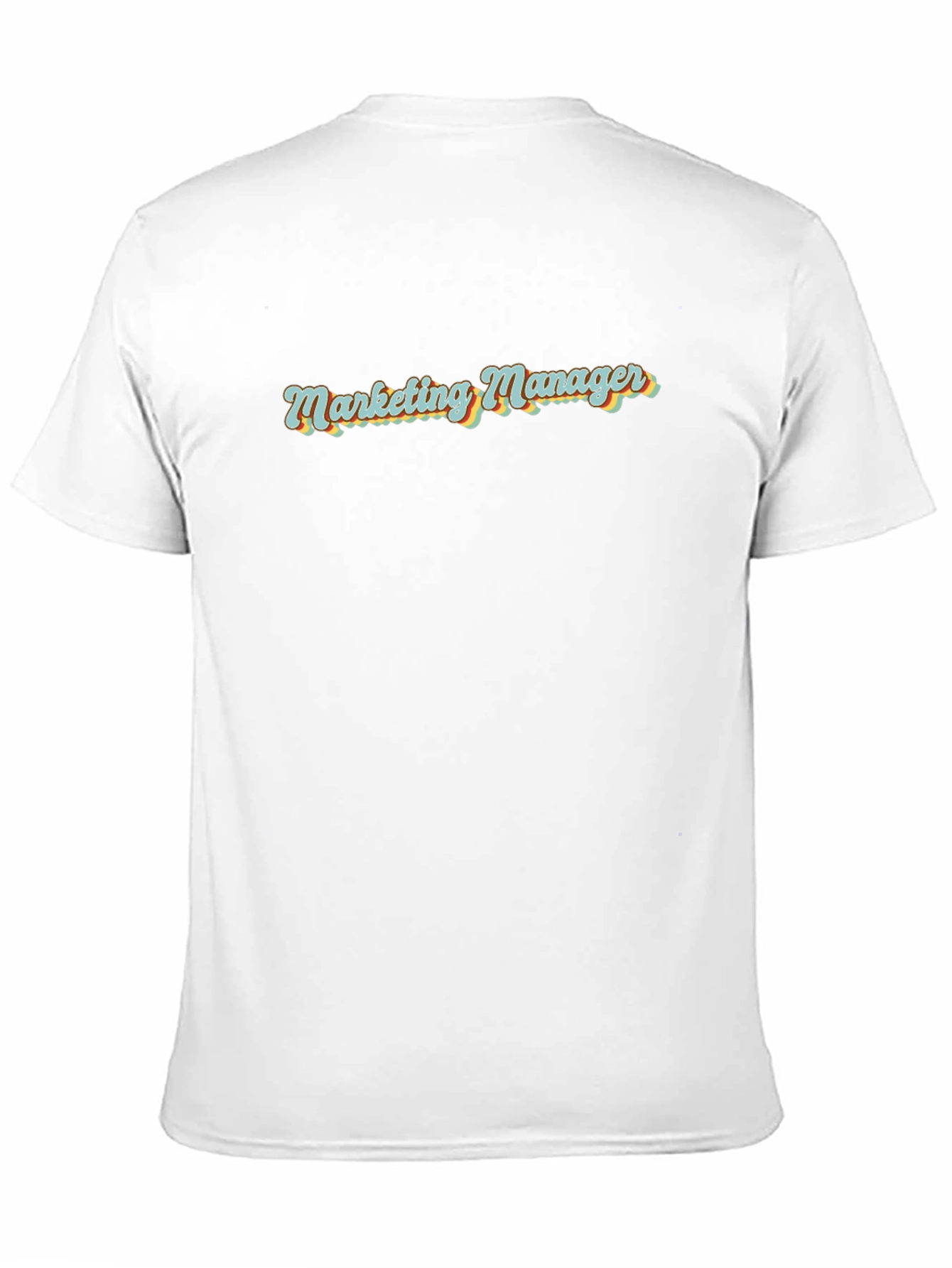 Retro Marketing Manager Black T-Shirt