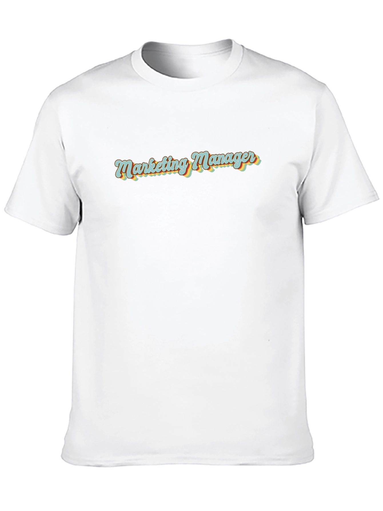 Retro Marketing Manager Black T-Shirt