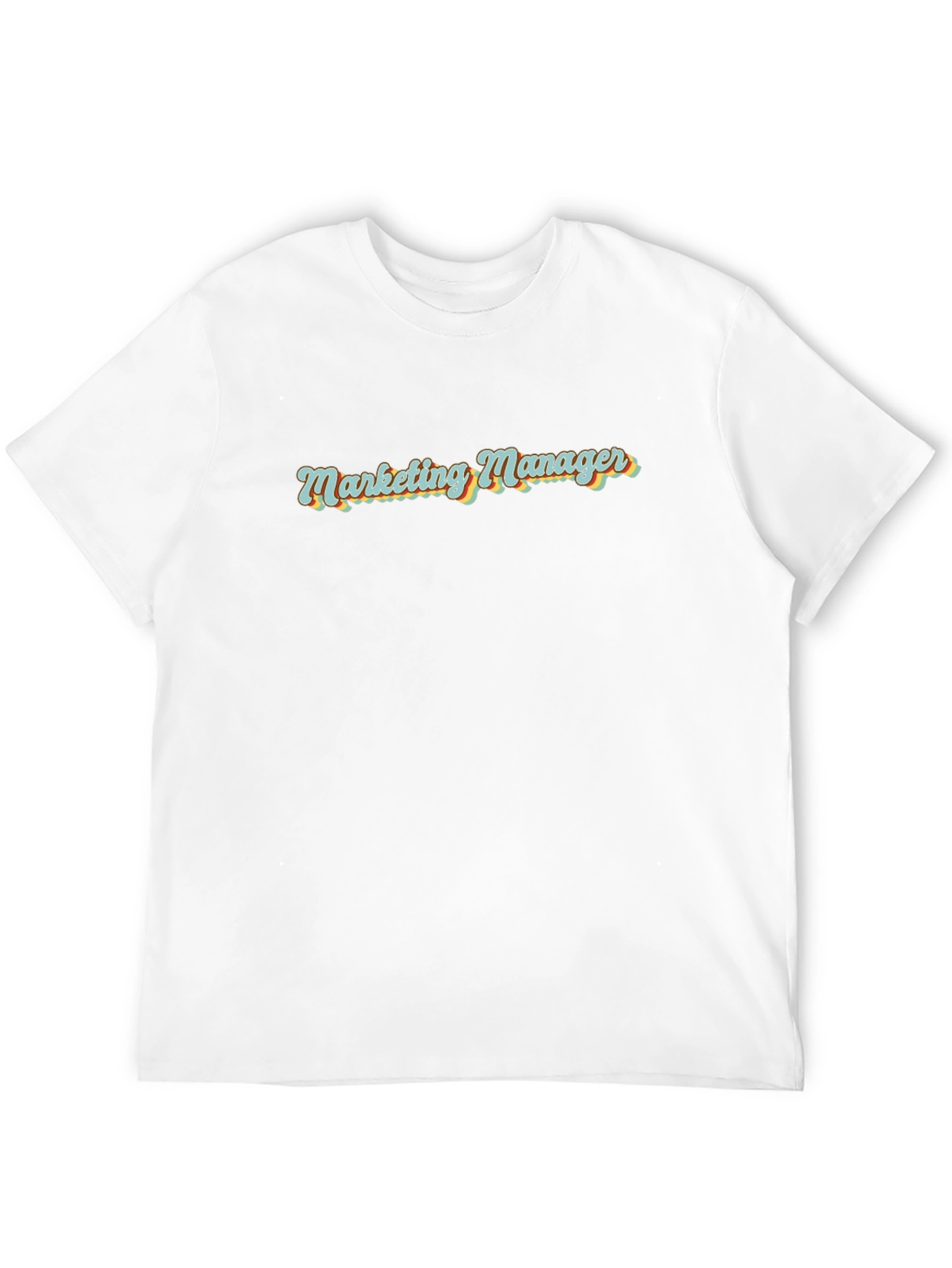 Retro Marketing Manager Black T-Shirt