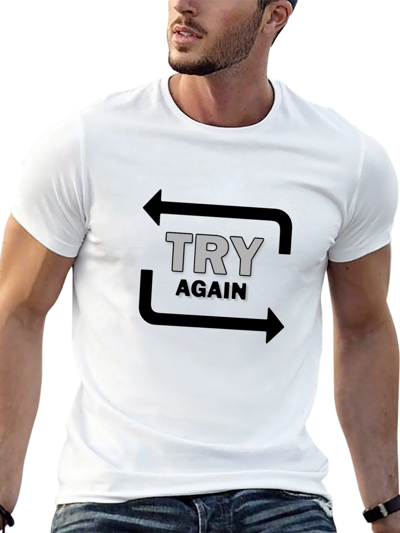 Try Again Graphic T-Shirt