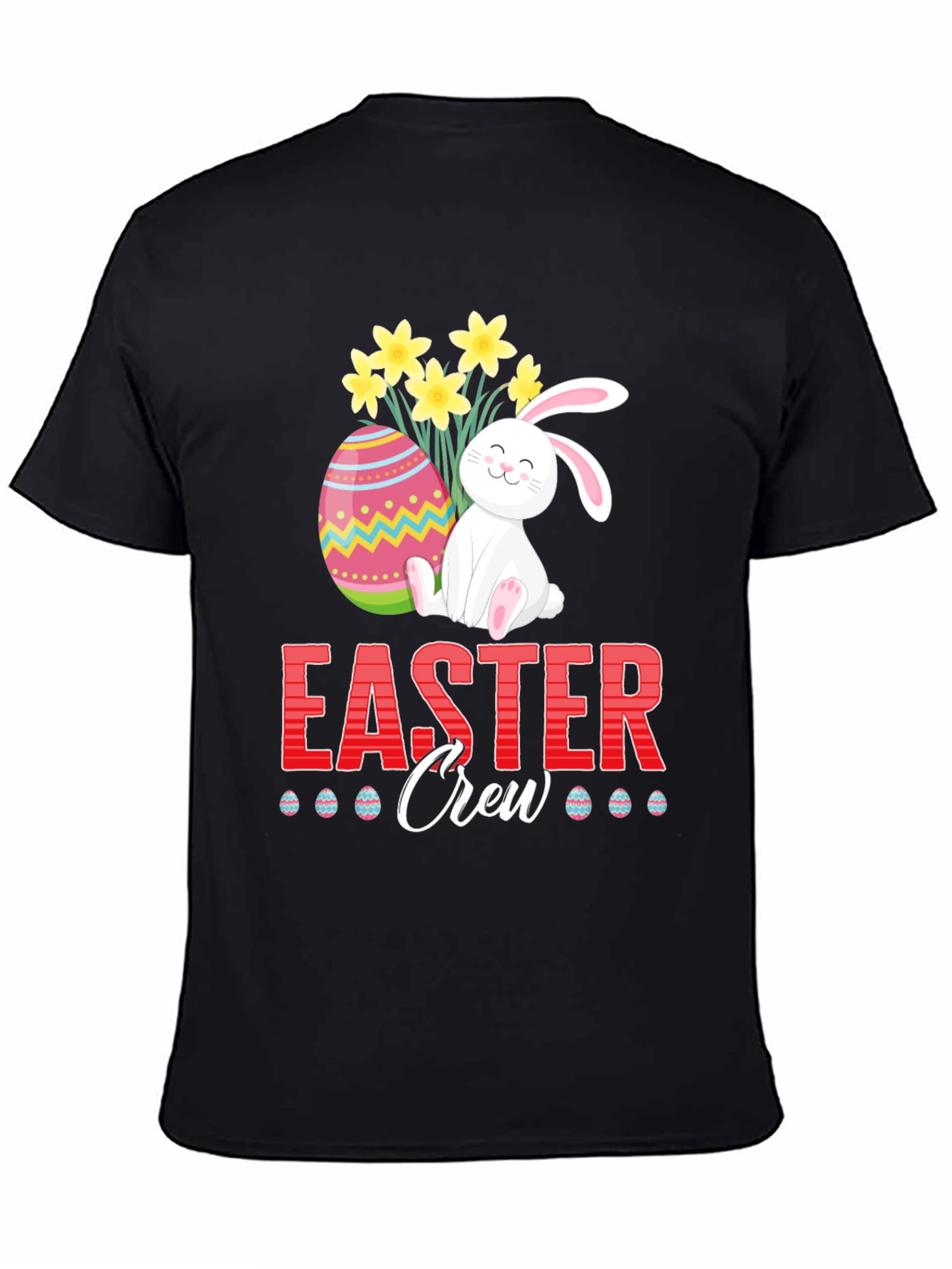 Easter Crew T-Shirt - Bunny & Egg Graphic Tee