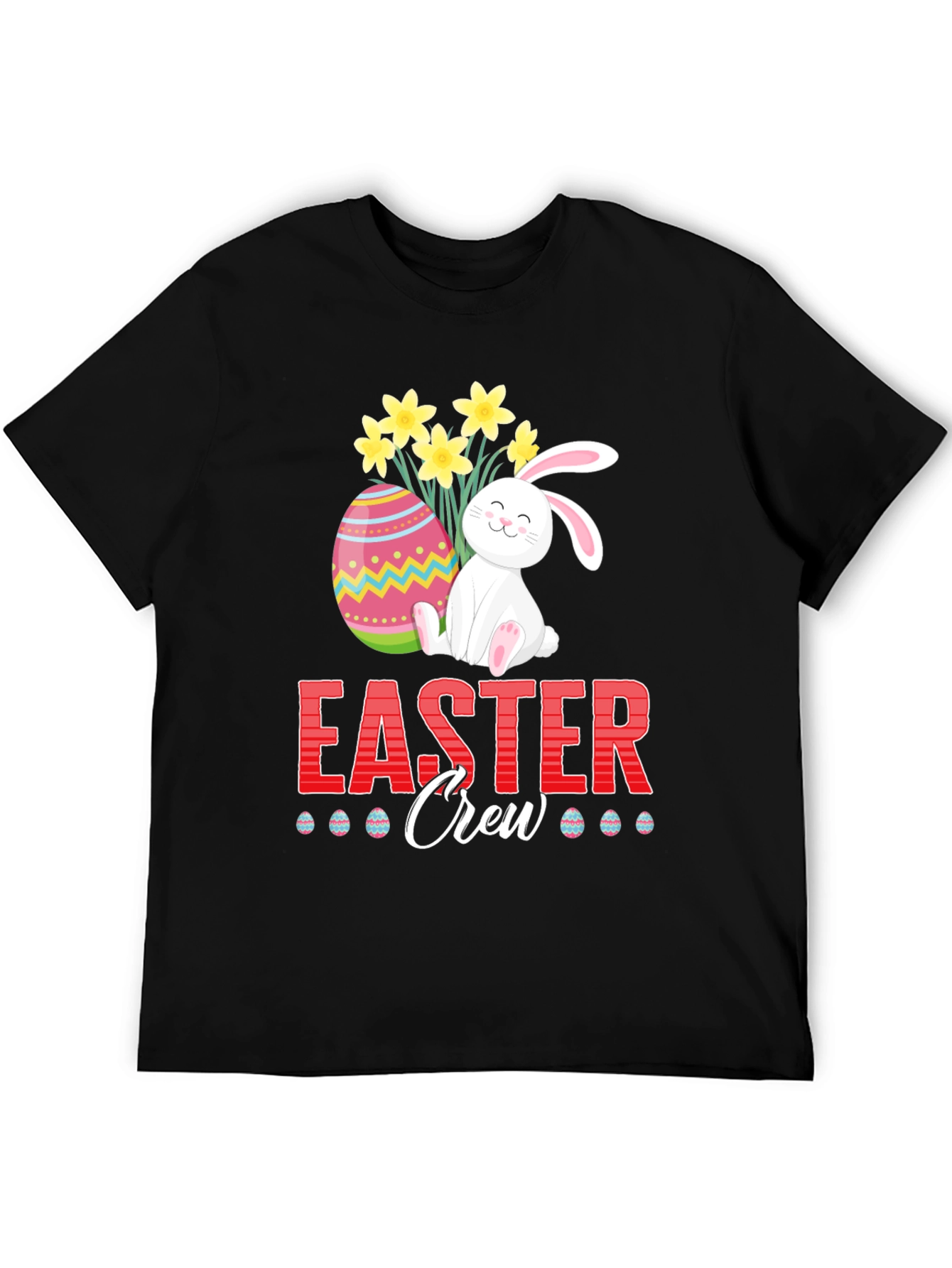 Easter Crew T-Shirt - Bunny & Egg Graphic Tee