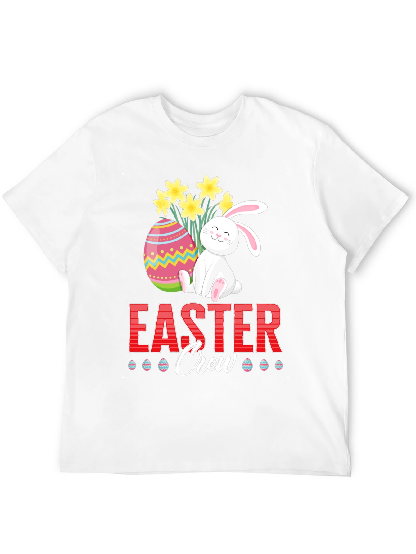 Easter Crew T-Shirt - Bunny & Egg Graphic Tee