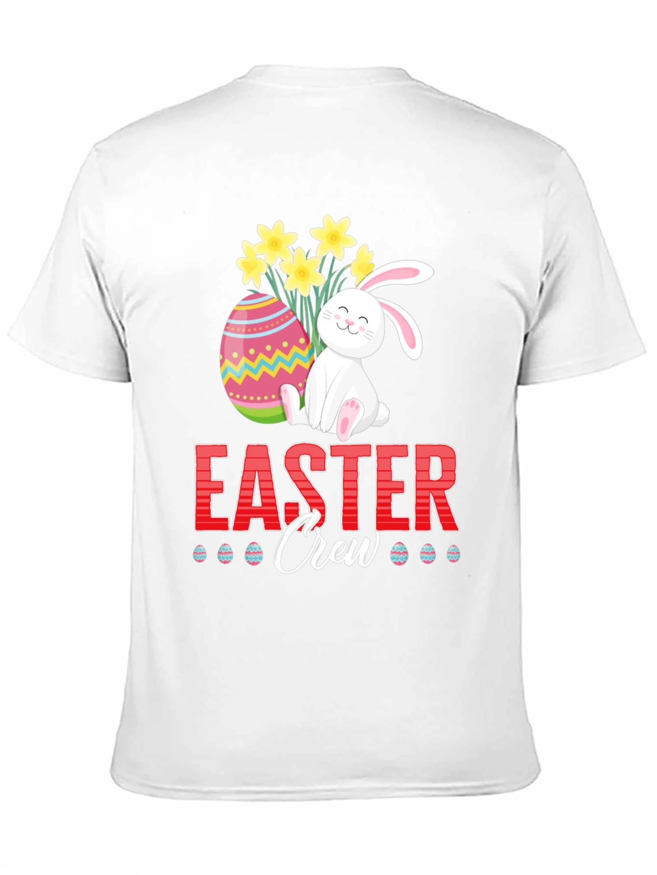 Easter Crew T-Shirt - Bunny & Egg Graphic Tee