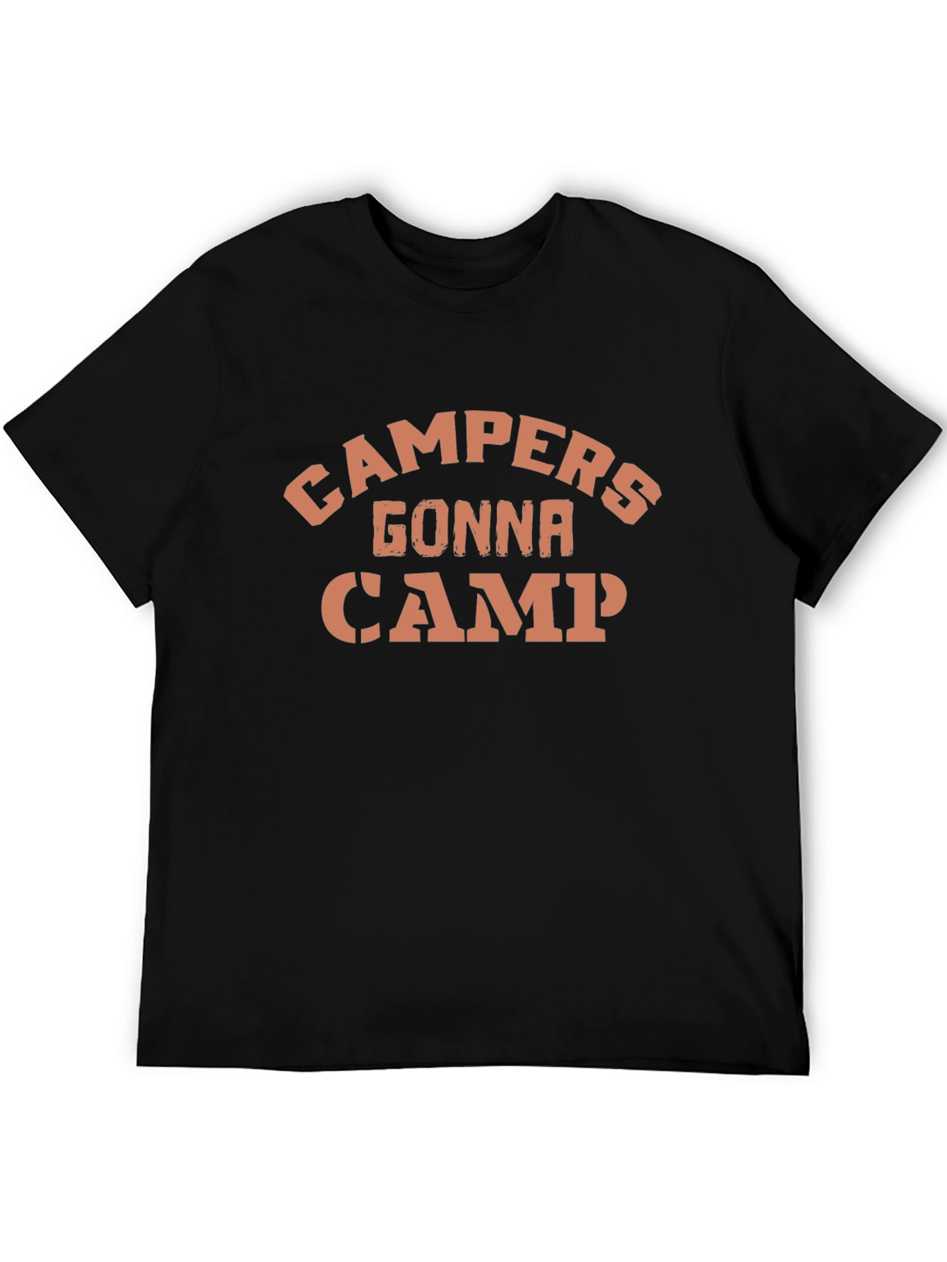 Campers Gonna Camp T-Shirt - Black