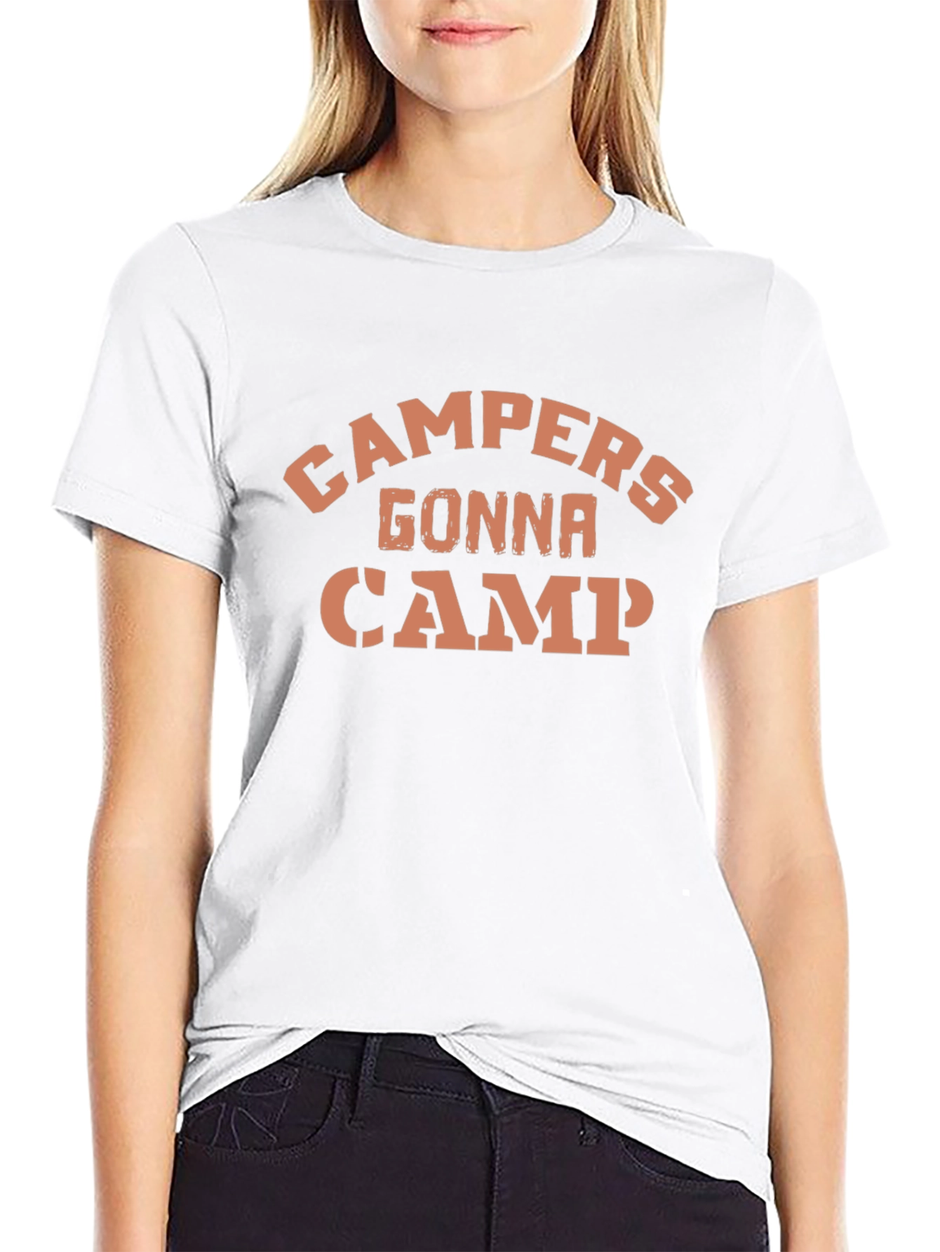 Campers Gonna Camp T-Shirt - Black