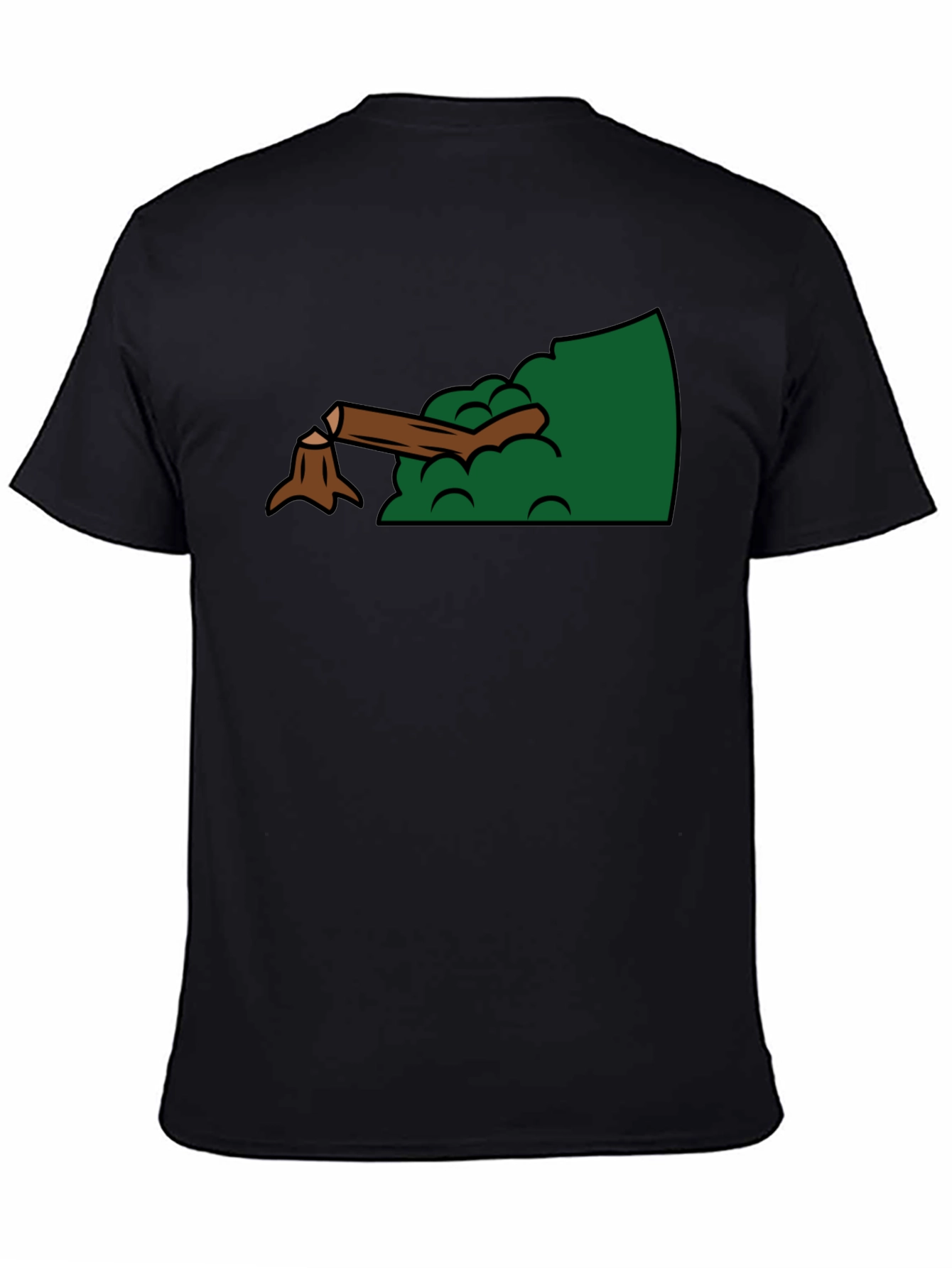 Funny Lumberjack Tree Stump Graphic T-Shirt