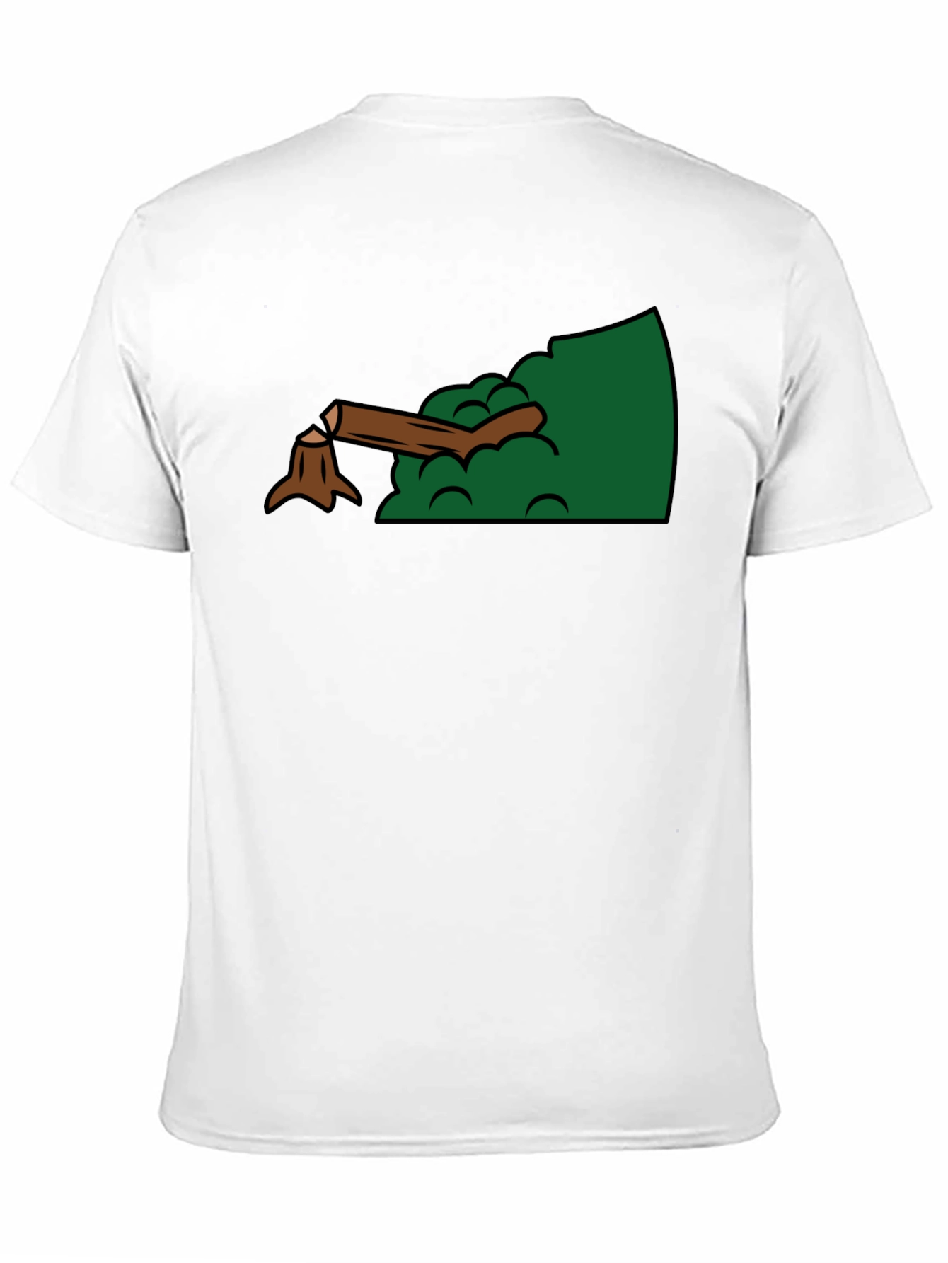 Funny Lumberjack Tree Stump Graphic T-Shirt